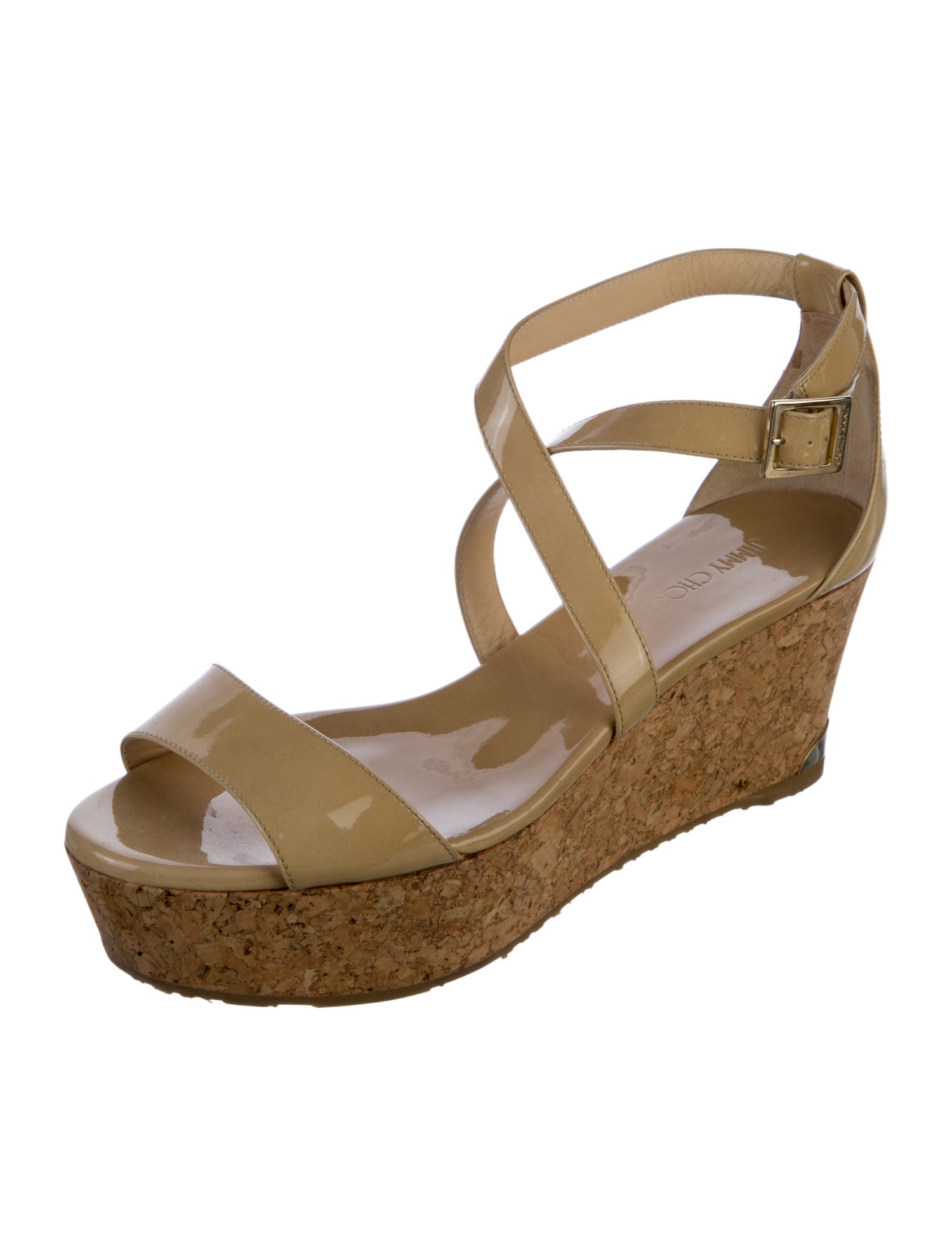 Jimmy Choo Patent Leather Sandals