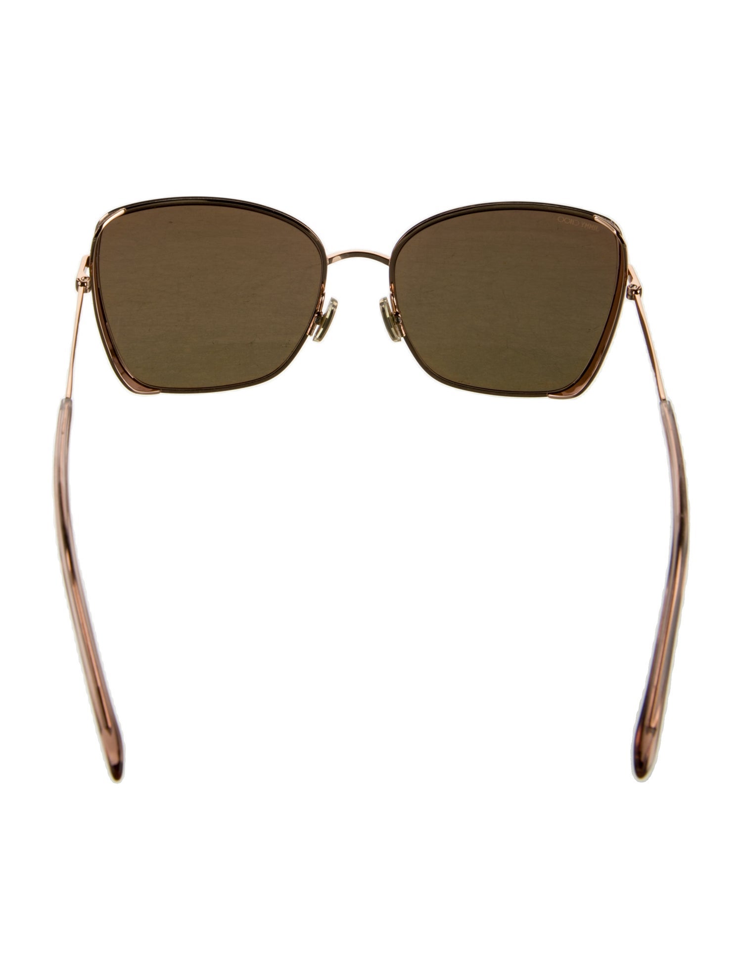 Jimmy Choo Square Mirrored Sunglasses