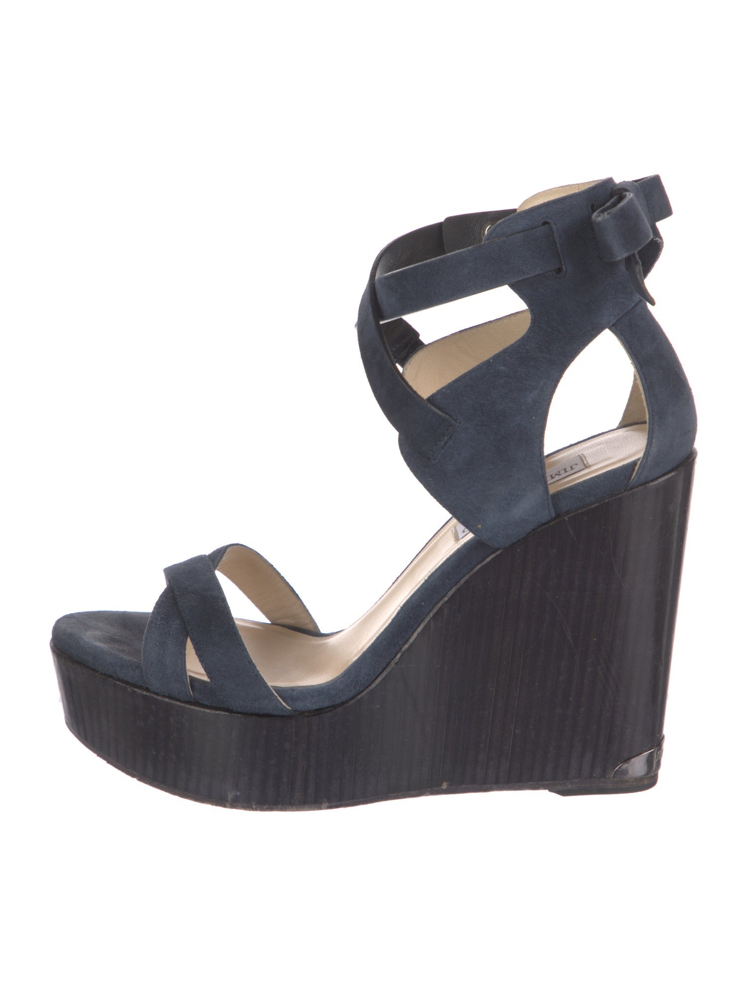 Jimmy Choo Suede Cutout Accent Sandals