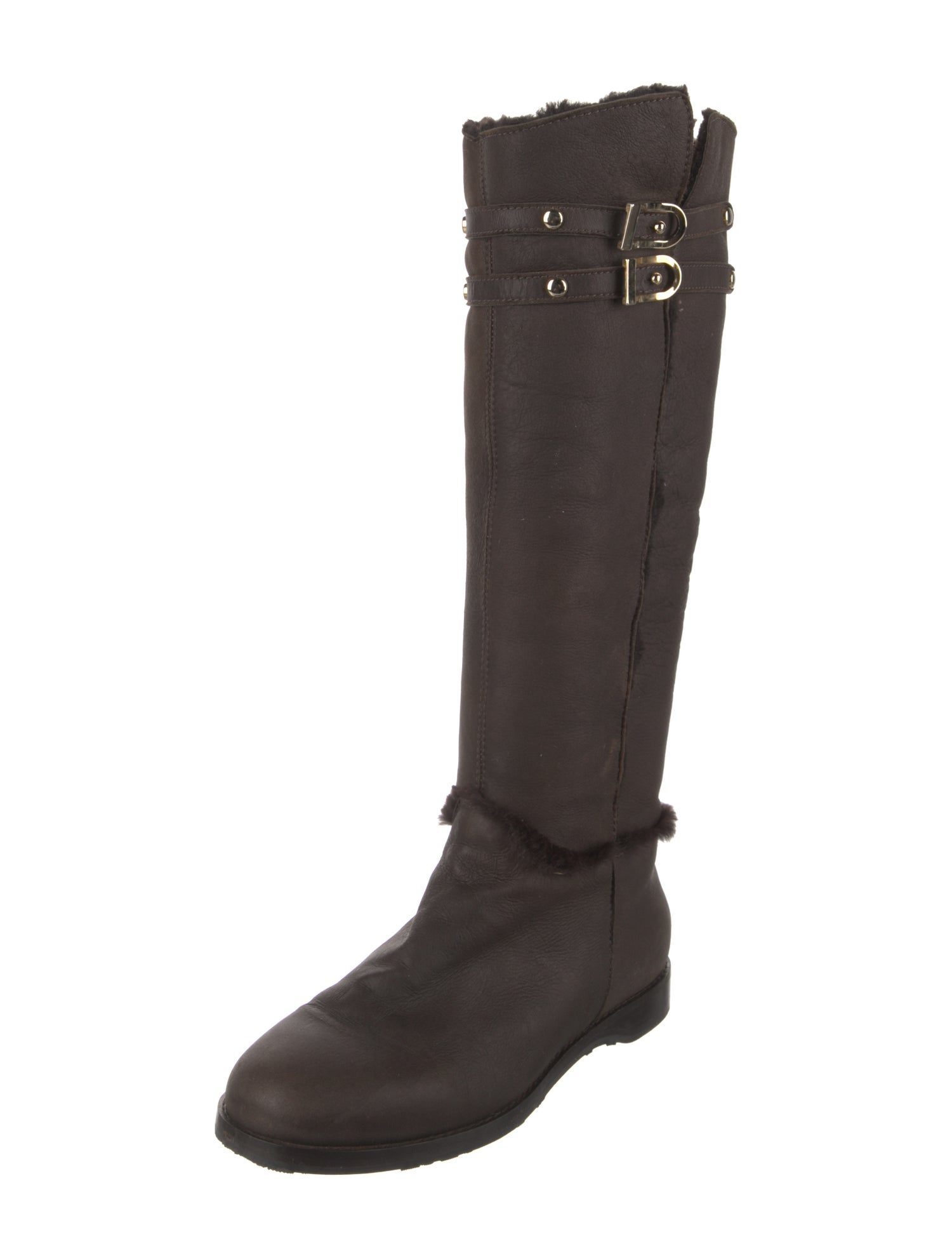 Jimmy Choo Suede Riding Boots