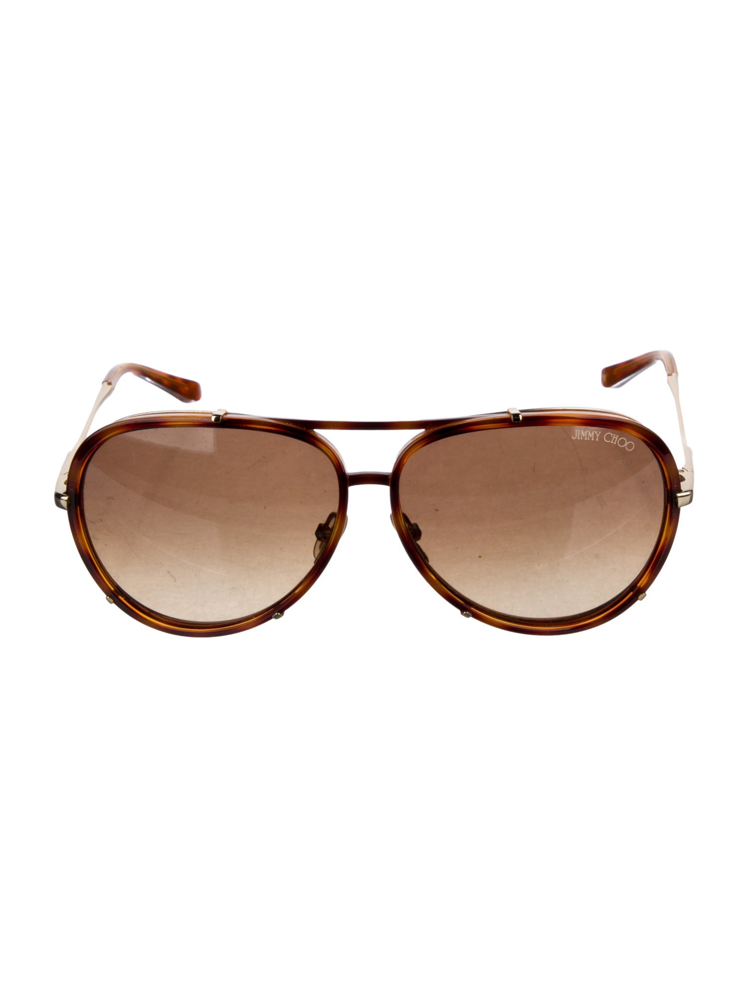 Jimmy Choo Aviator Gradient Sunglasses