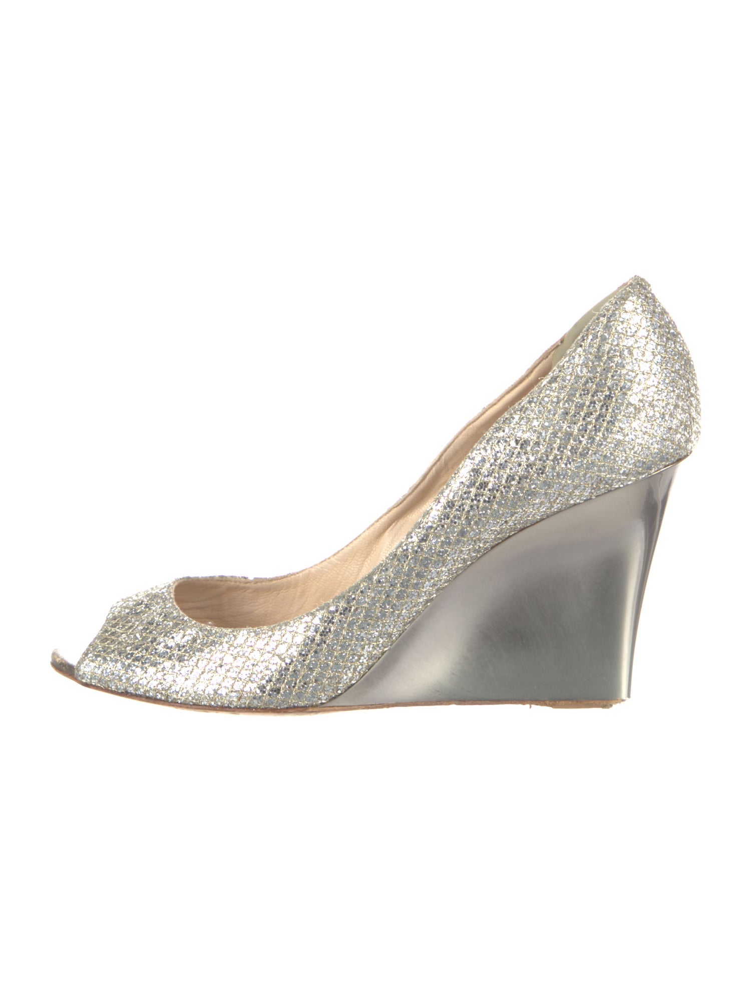 Jimmy Choo Glitter Glitter Accents Pumps