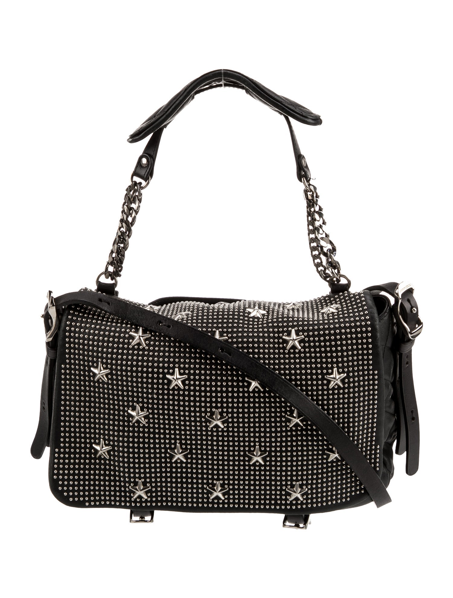 Jimmy Choo Leather Top Handle Bag