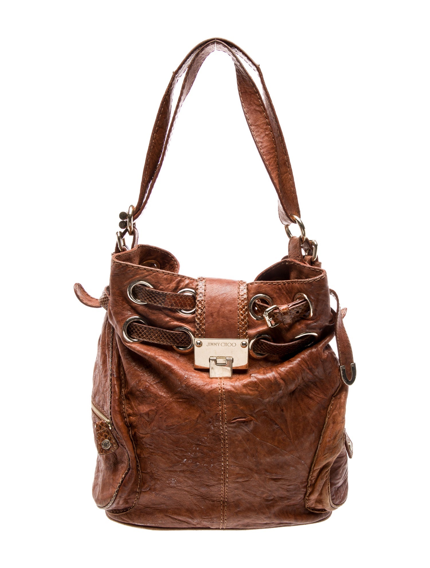 Jimmy Choo Leather Shoulder Bag