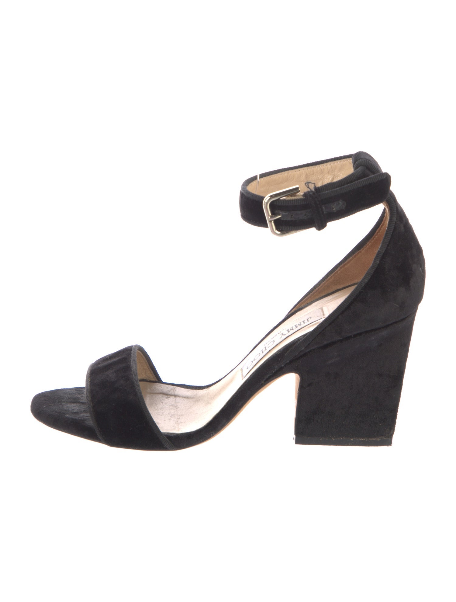 Jimmy Choo Velvet Sandals
