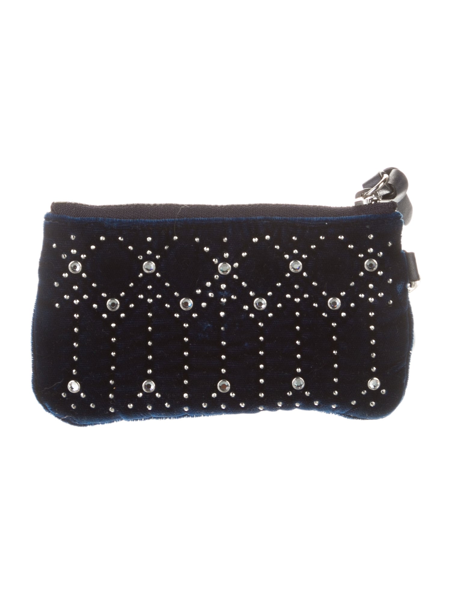 Jimmy Choo Velvet Pouch Keychain