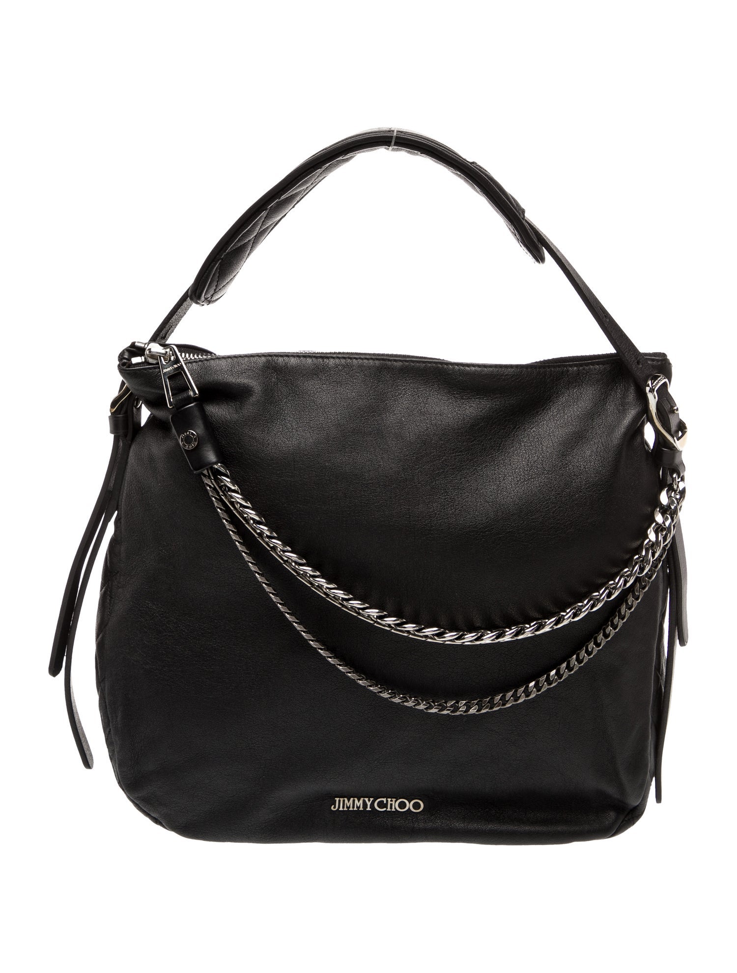 Jimmy Choo Leather Top Handle Bag