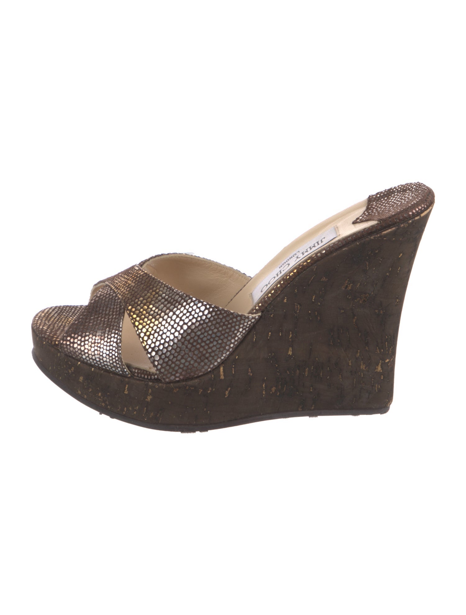 Jimmy Choo Leather Slides