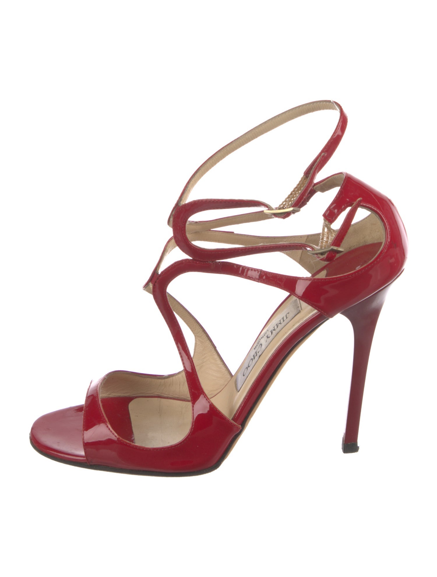 Jimmy Choo Patent Leather Sandals