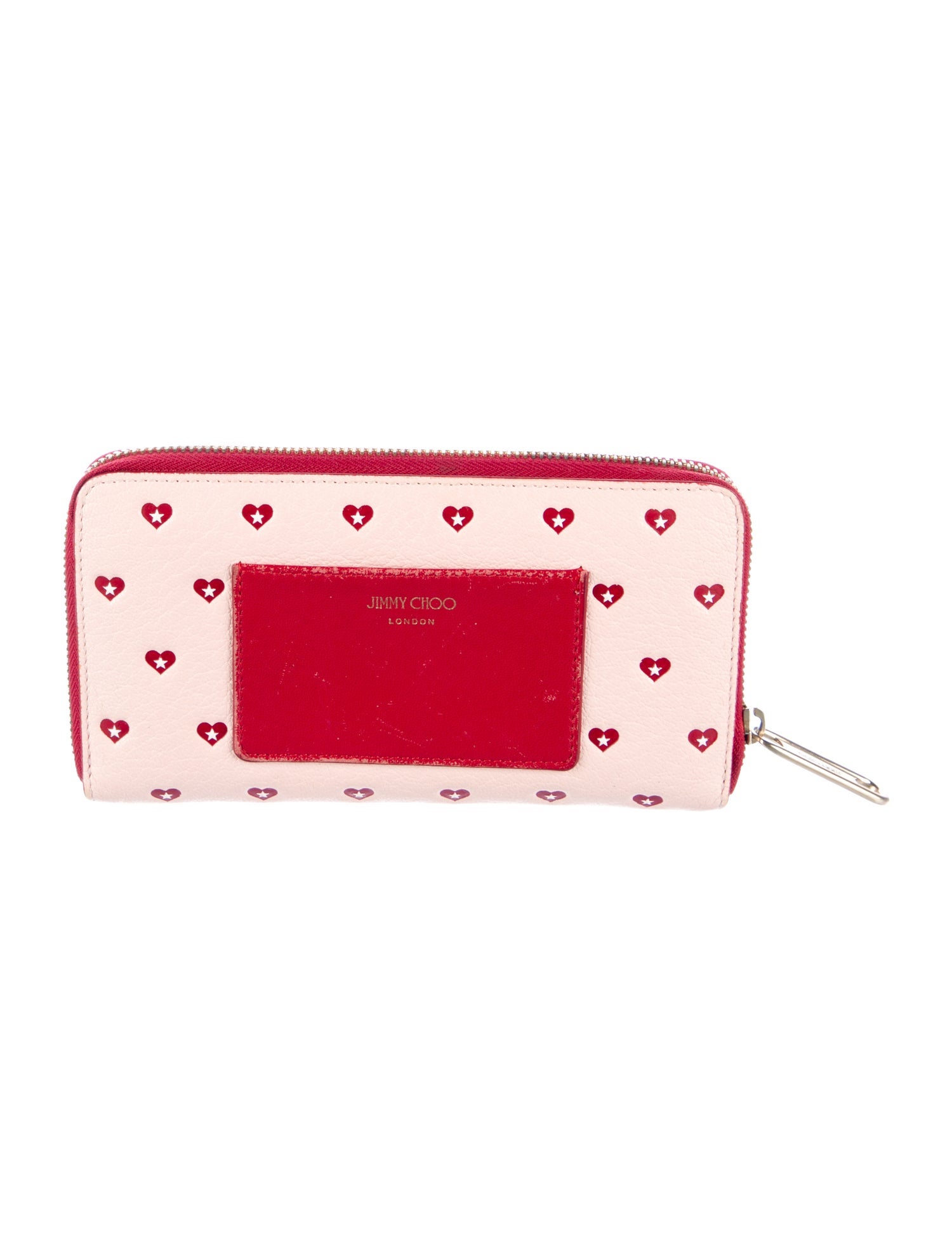 Jimmy Choo Leather Printed Continental Wallet