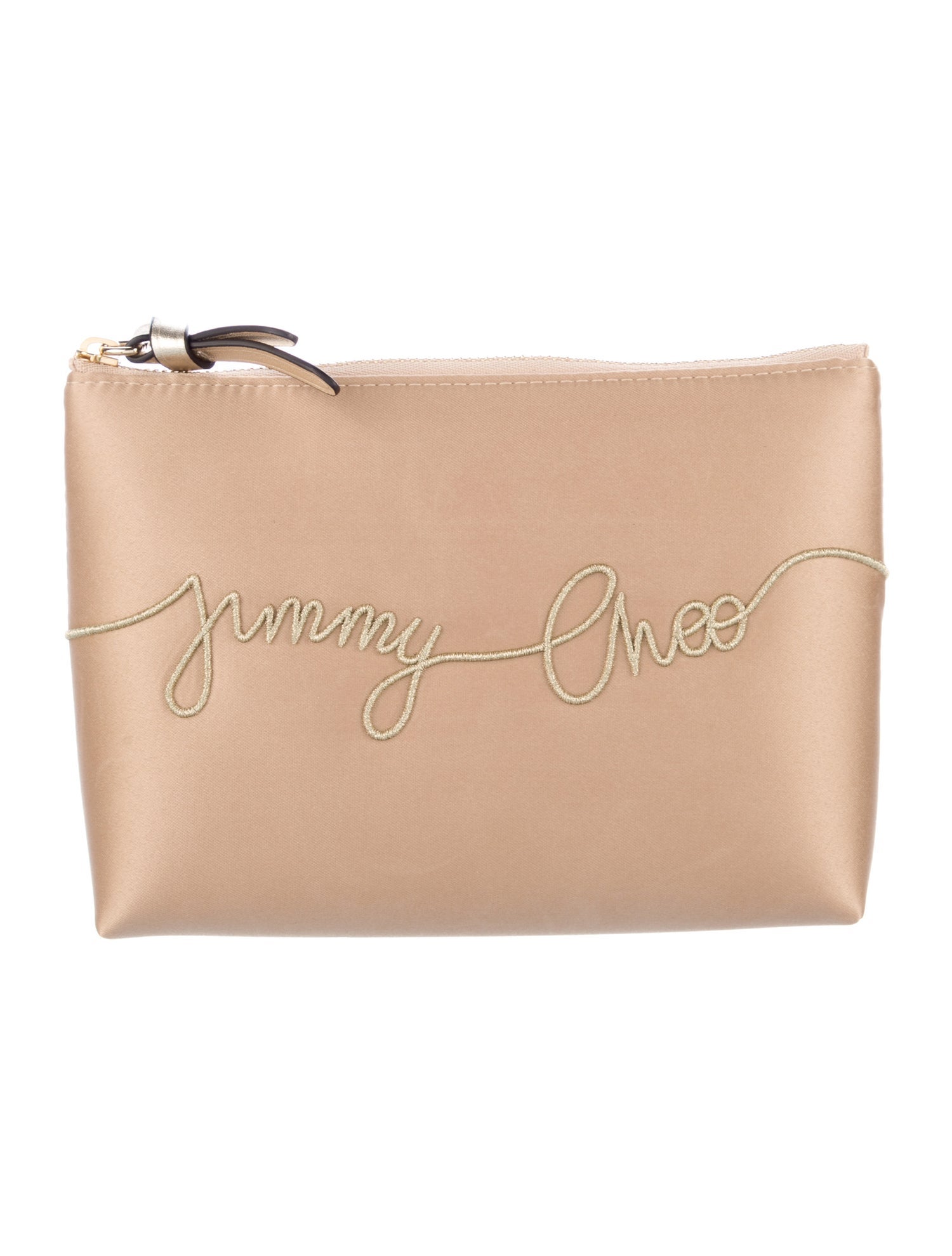 Jimmy Choo Nylon Embroidered Cosmetic Bag w/Tags