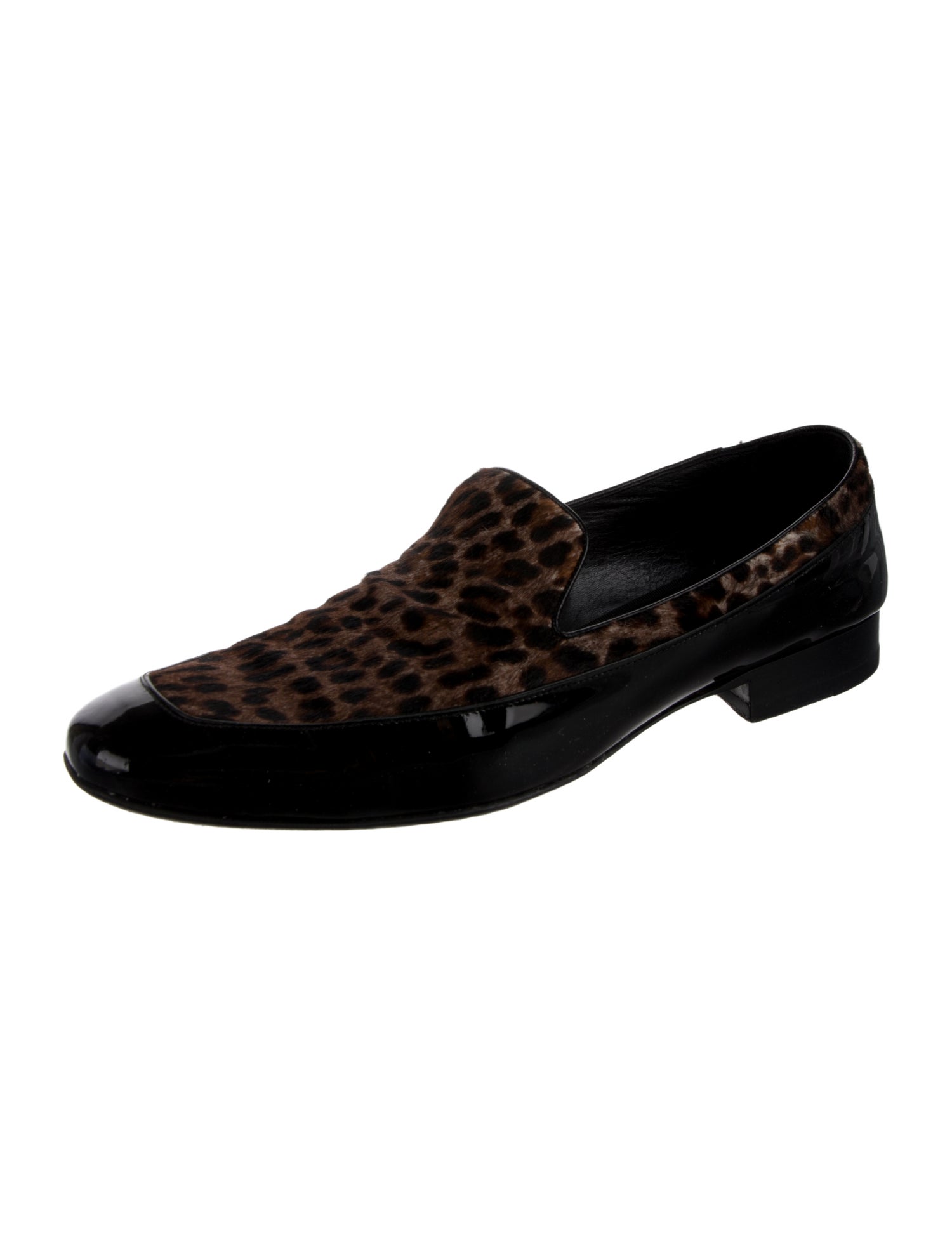 Jimmy Choo Ponyhair Animal Print Dress Loafers