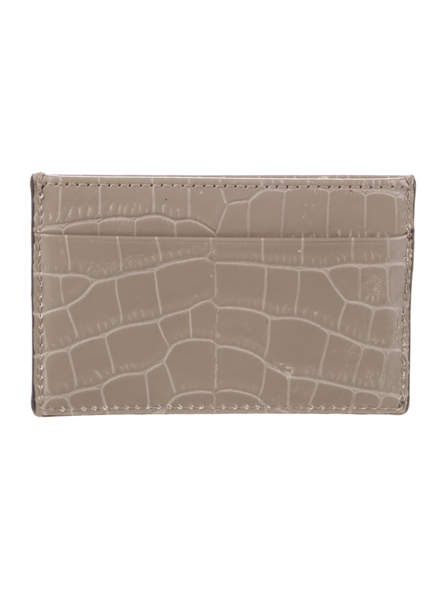 Jimmy Choo Embossed Leather Card Holder