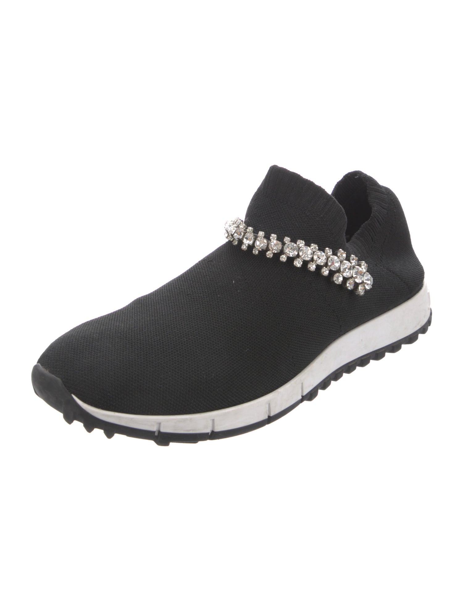 Jimmy Choo Crystal Embellishments Sneakers