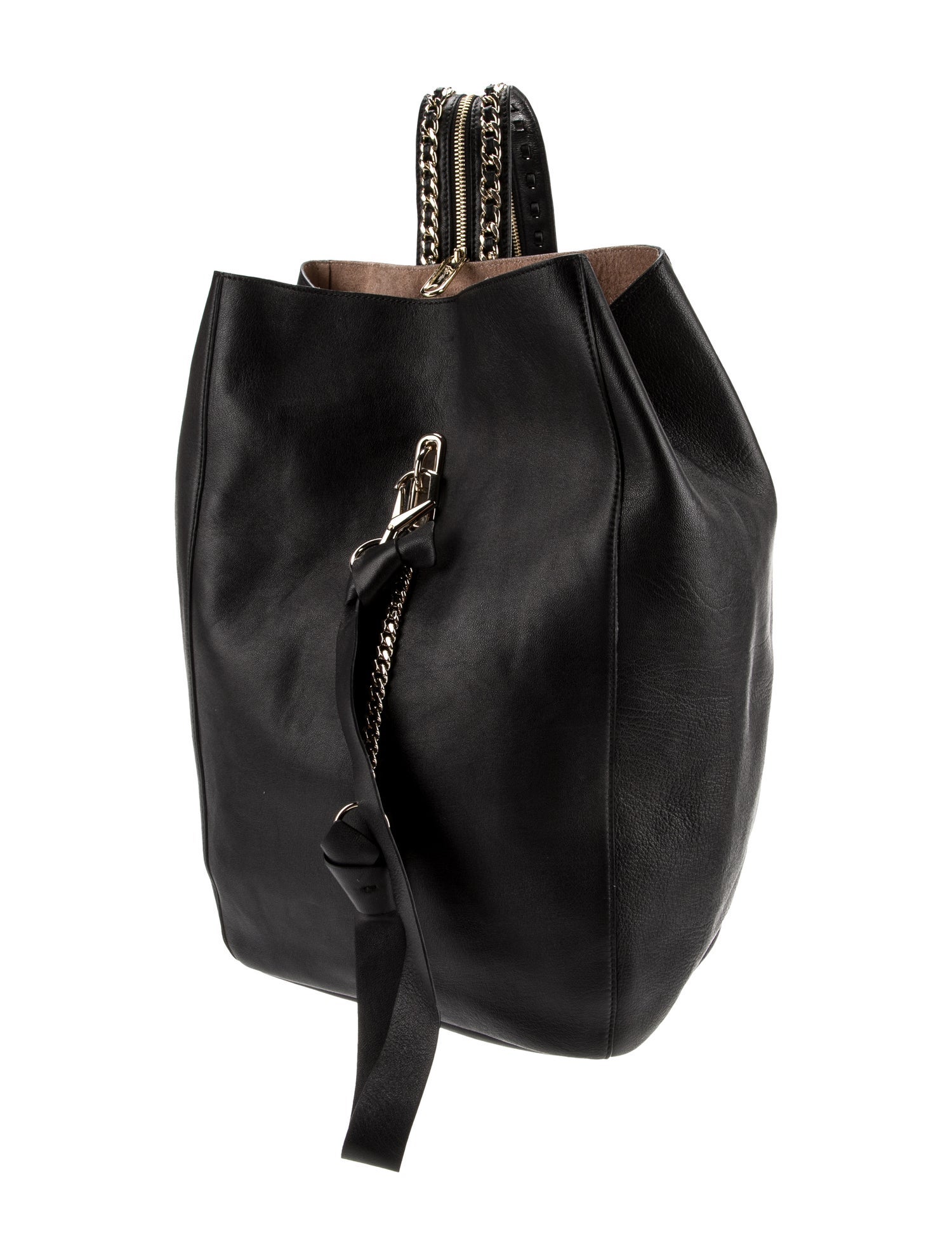 Jimmy Choo Leather Bucket Bag