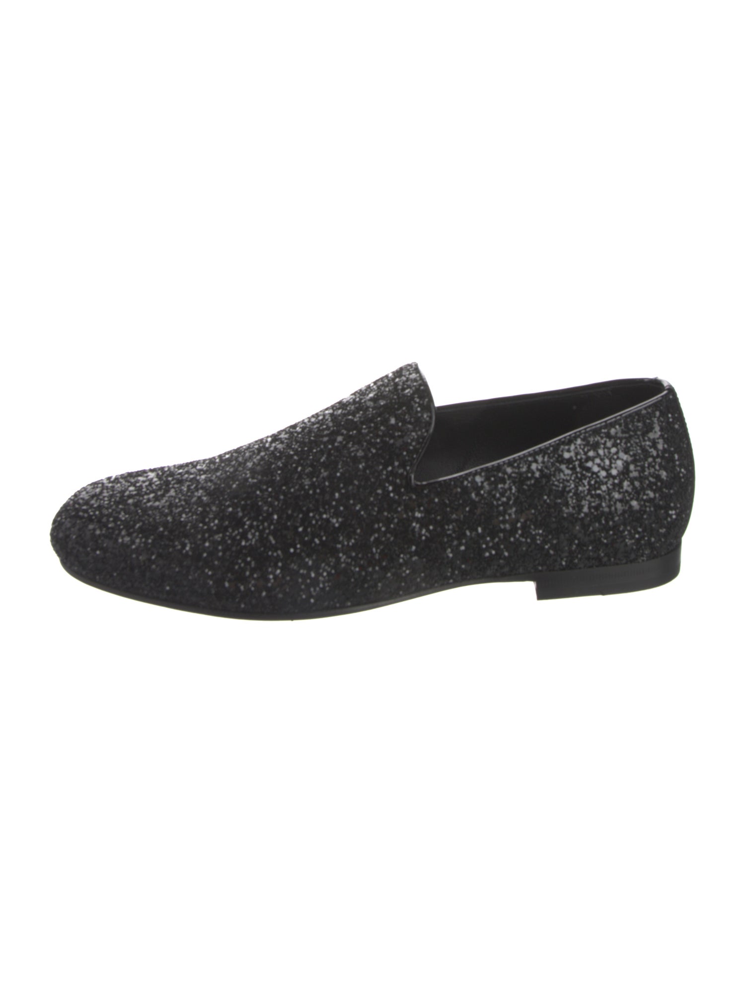 Jimmy Choo Glitter Glitter Accents Loafers