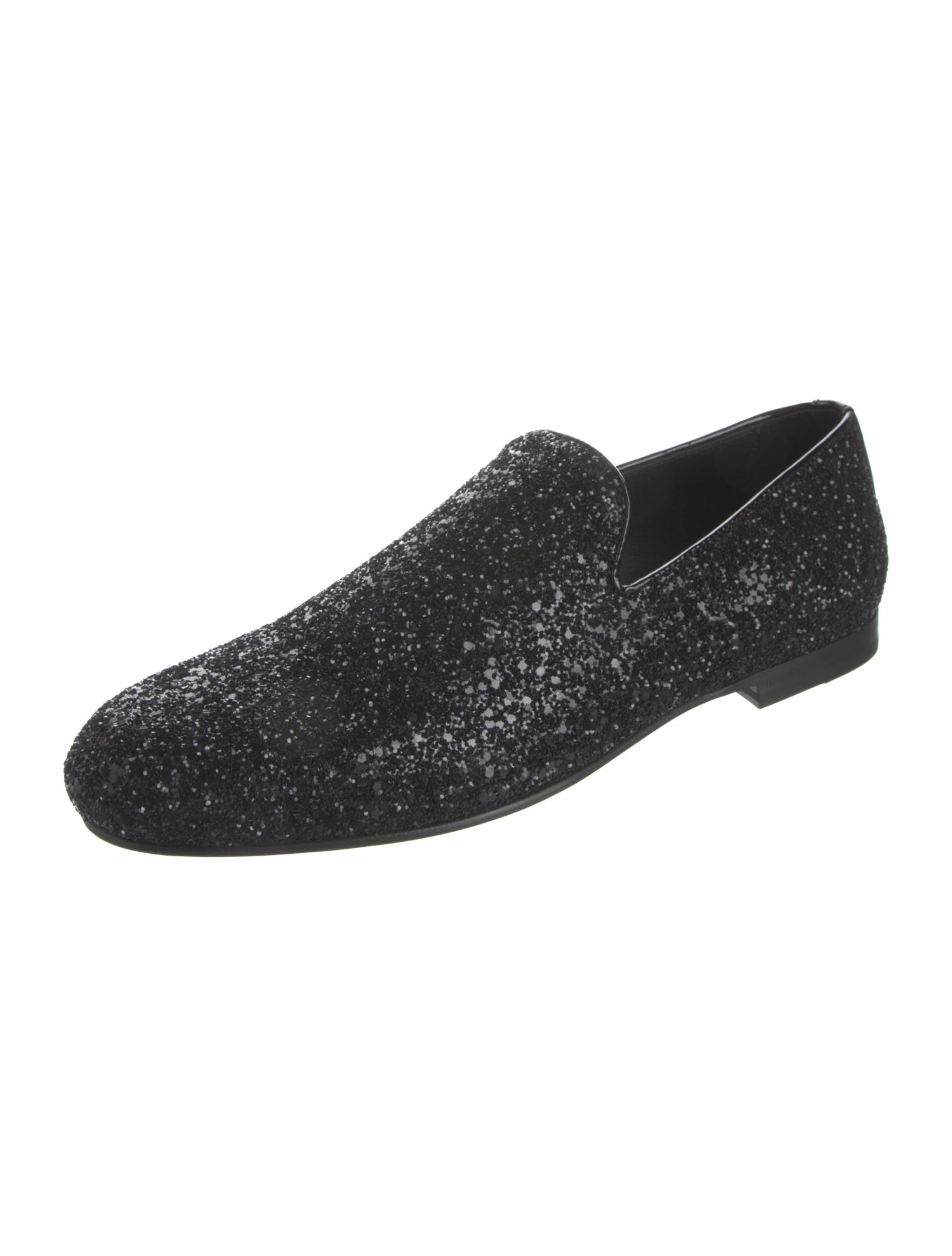 Jimmy Choo Glitter Glitter Accents Loafers