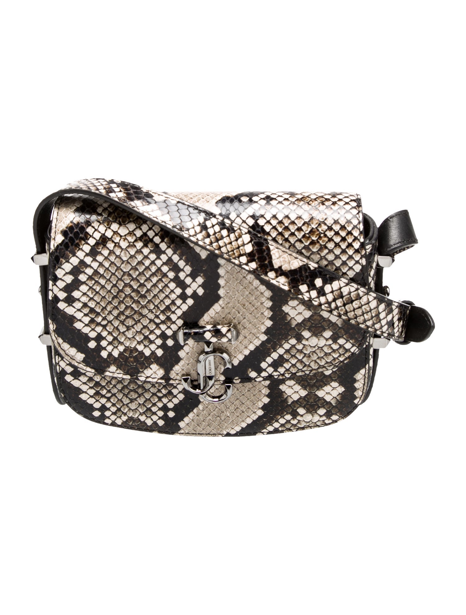 Jimmy Choo Embossed Leather Bohemia Snake Print w/ Tags