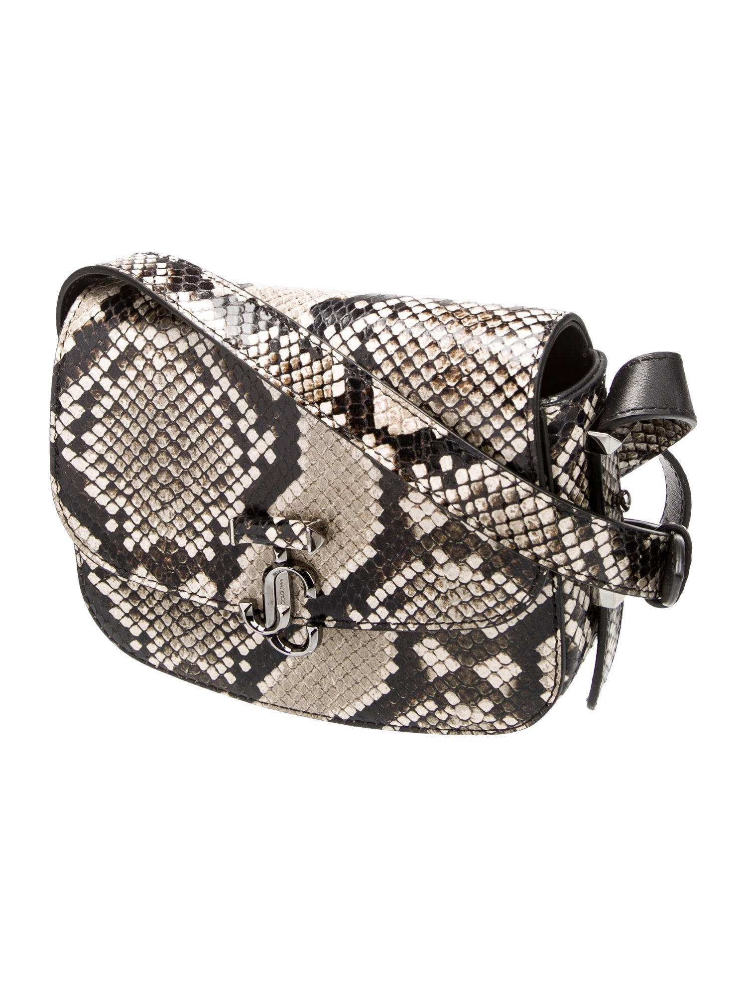 Jimmy Choo Embossed Leather Bohemia Snake Print w/ Tags