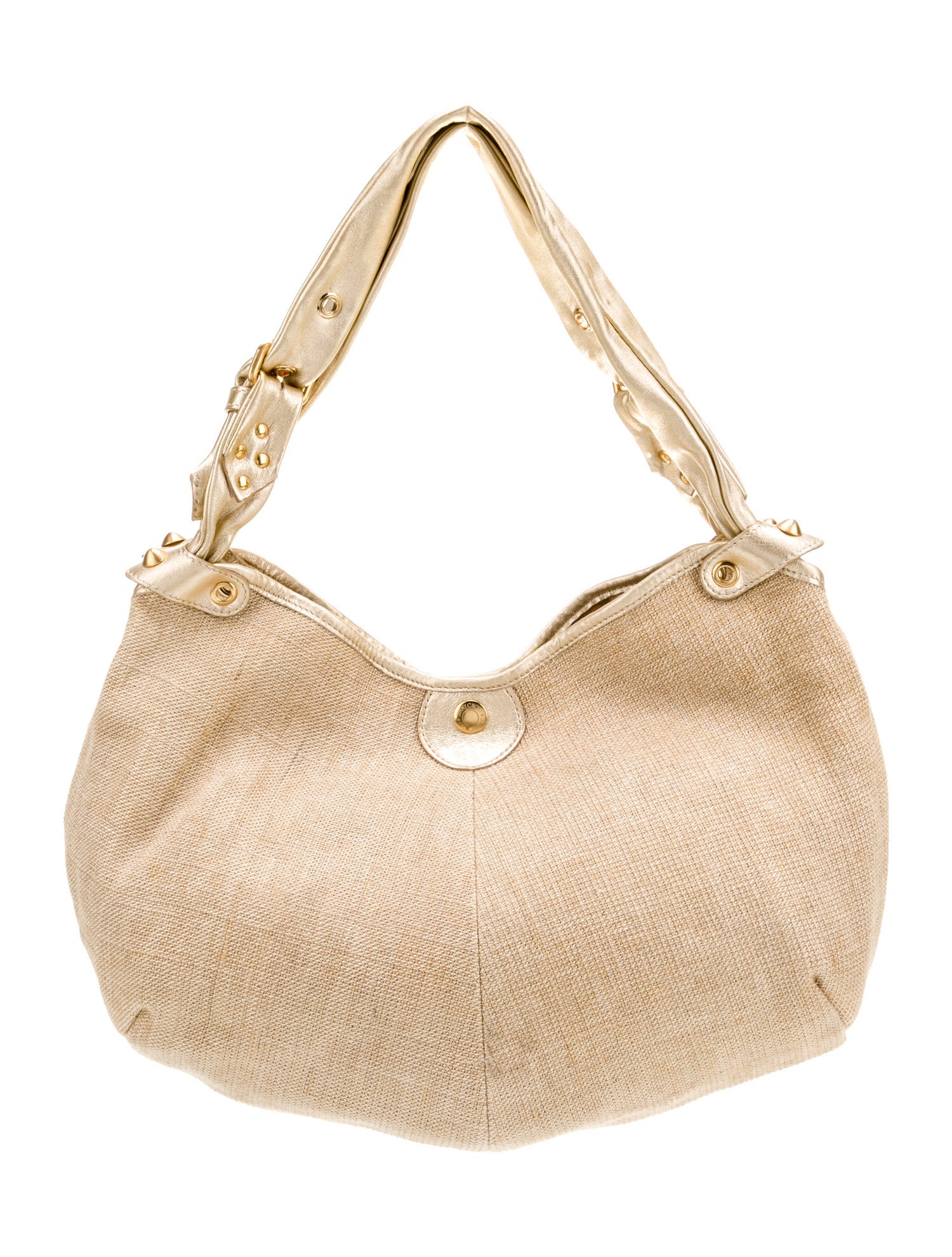Jimmy Choo Straw Shoulder Bag