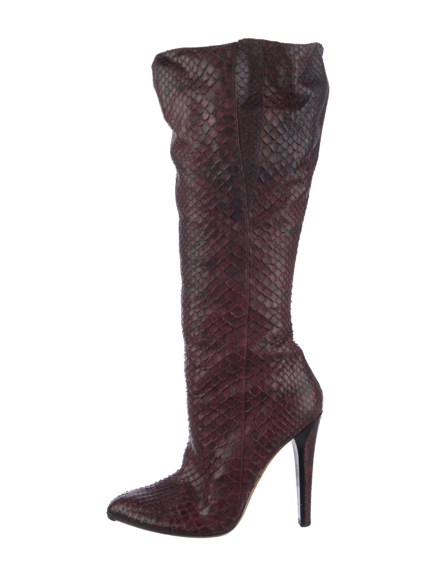 Jimmy Choo Snakeskin Striped Boots