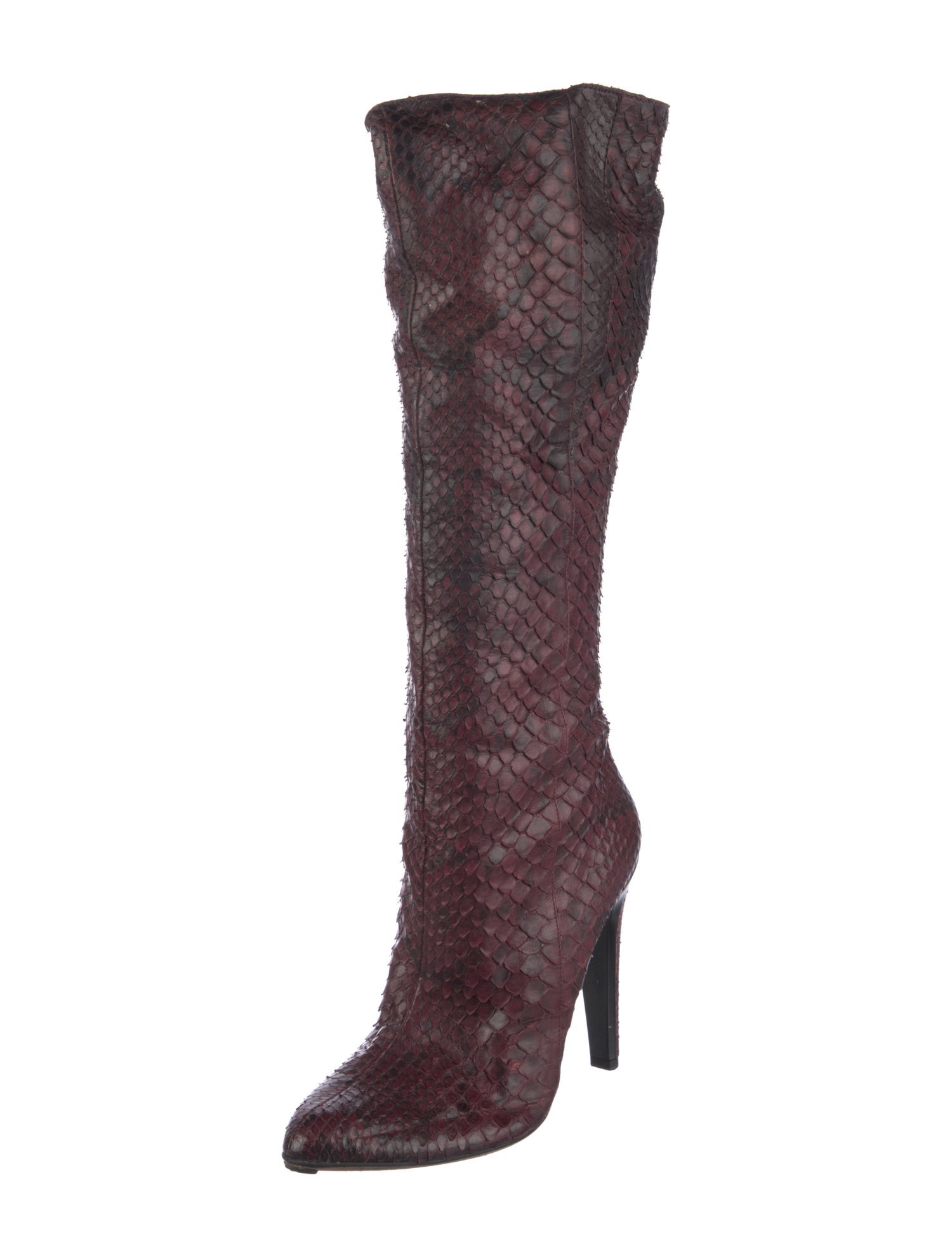 Jimmy Choo Snakeskin Striped Boots