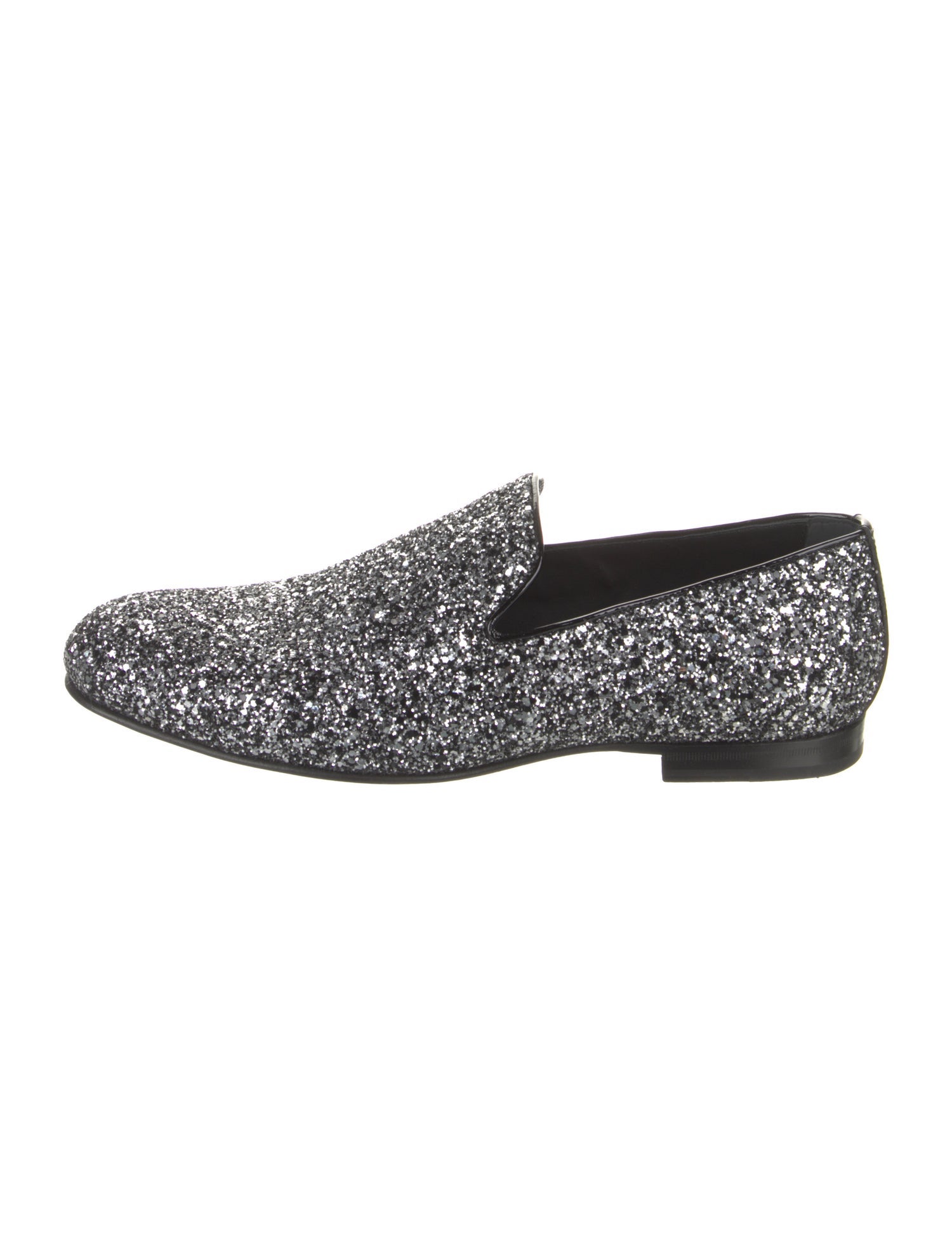 Jimmy Choo Glitter Glitter Accents Loafers