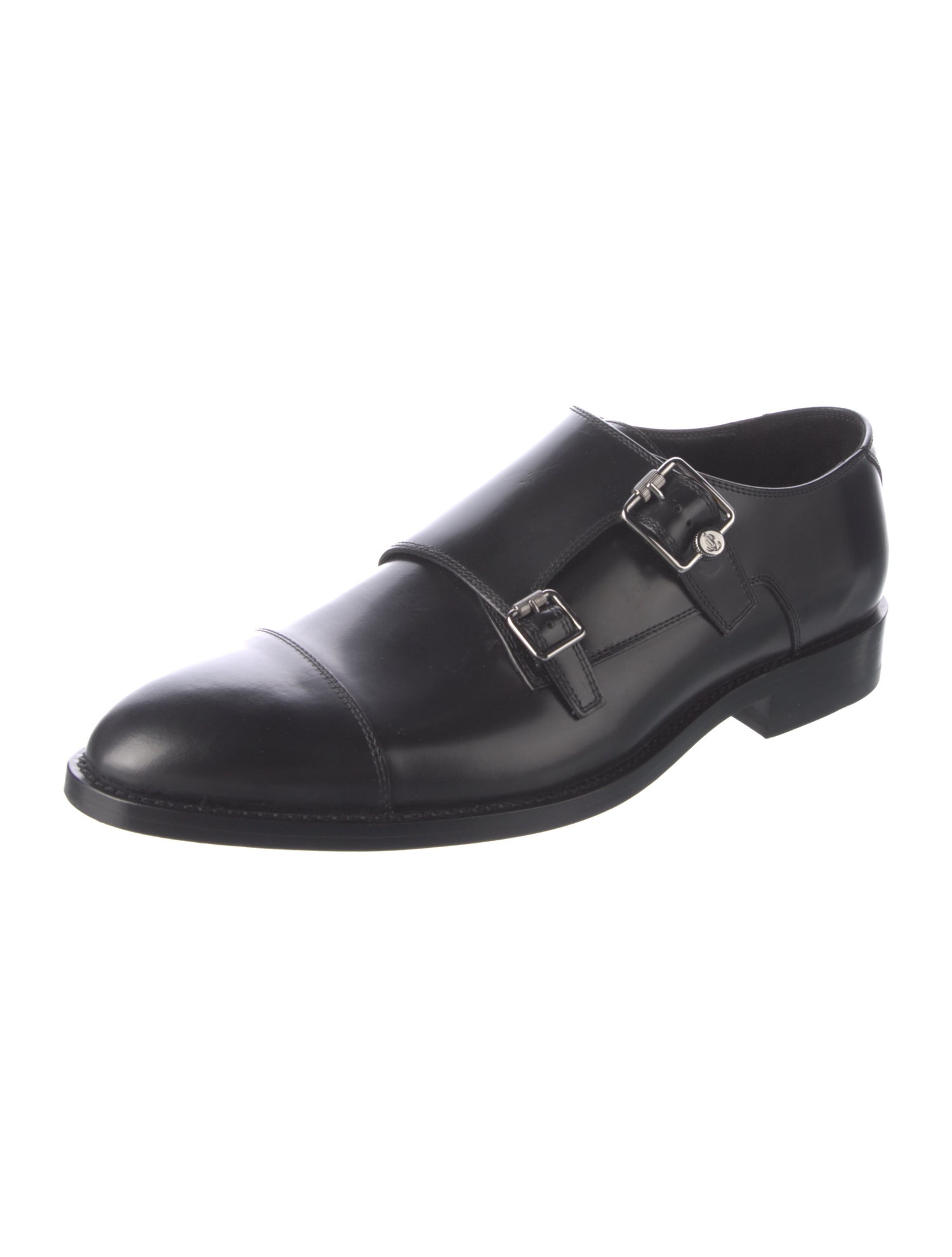 Jimmy Choo Leather Monk Straps