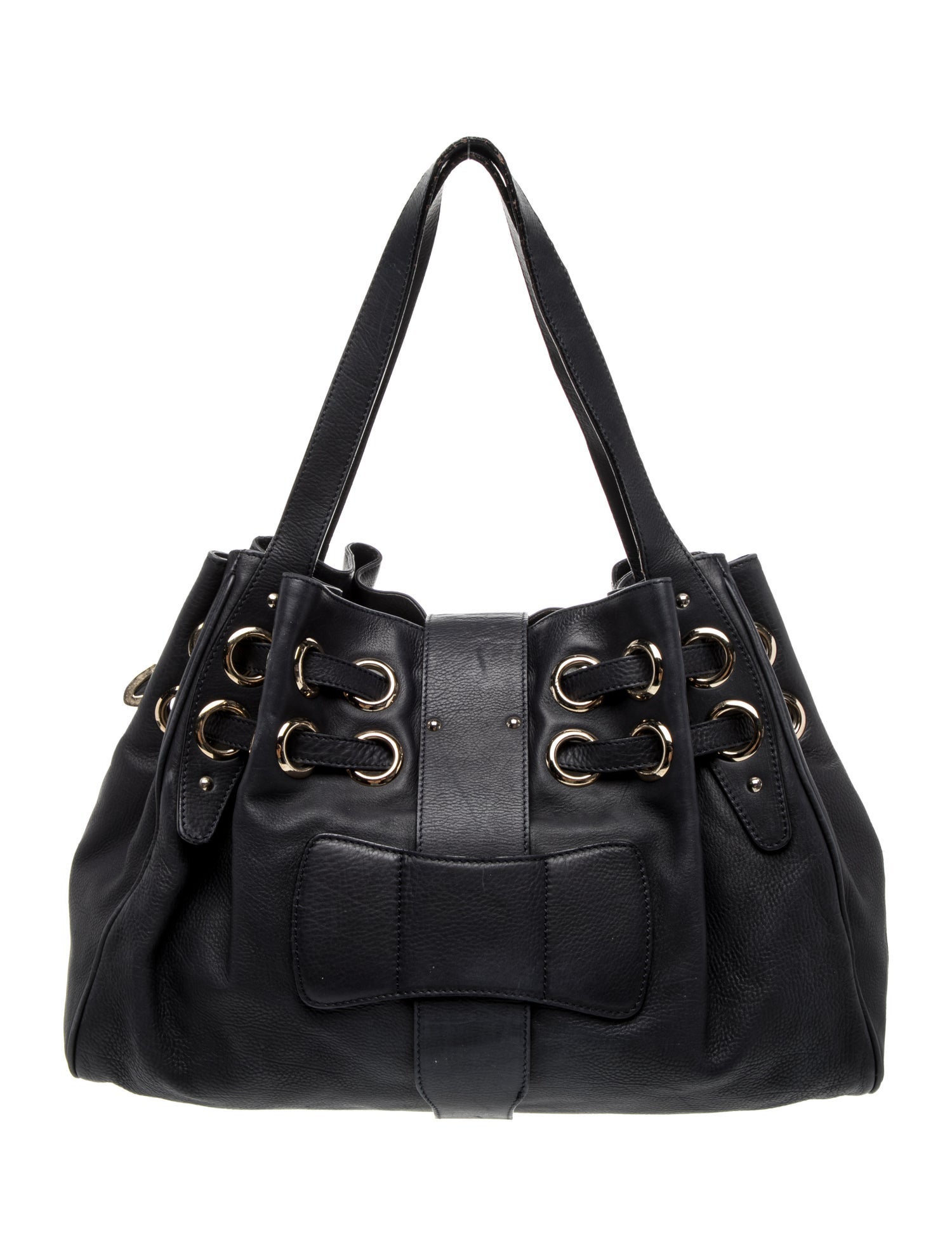 Jimmy Choo Leather Shoulder Bag - Blue Shoulder Bags, Handbags