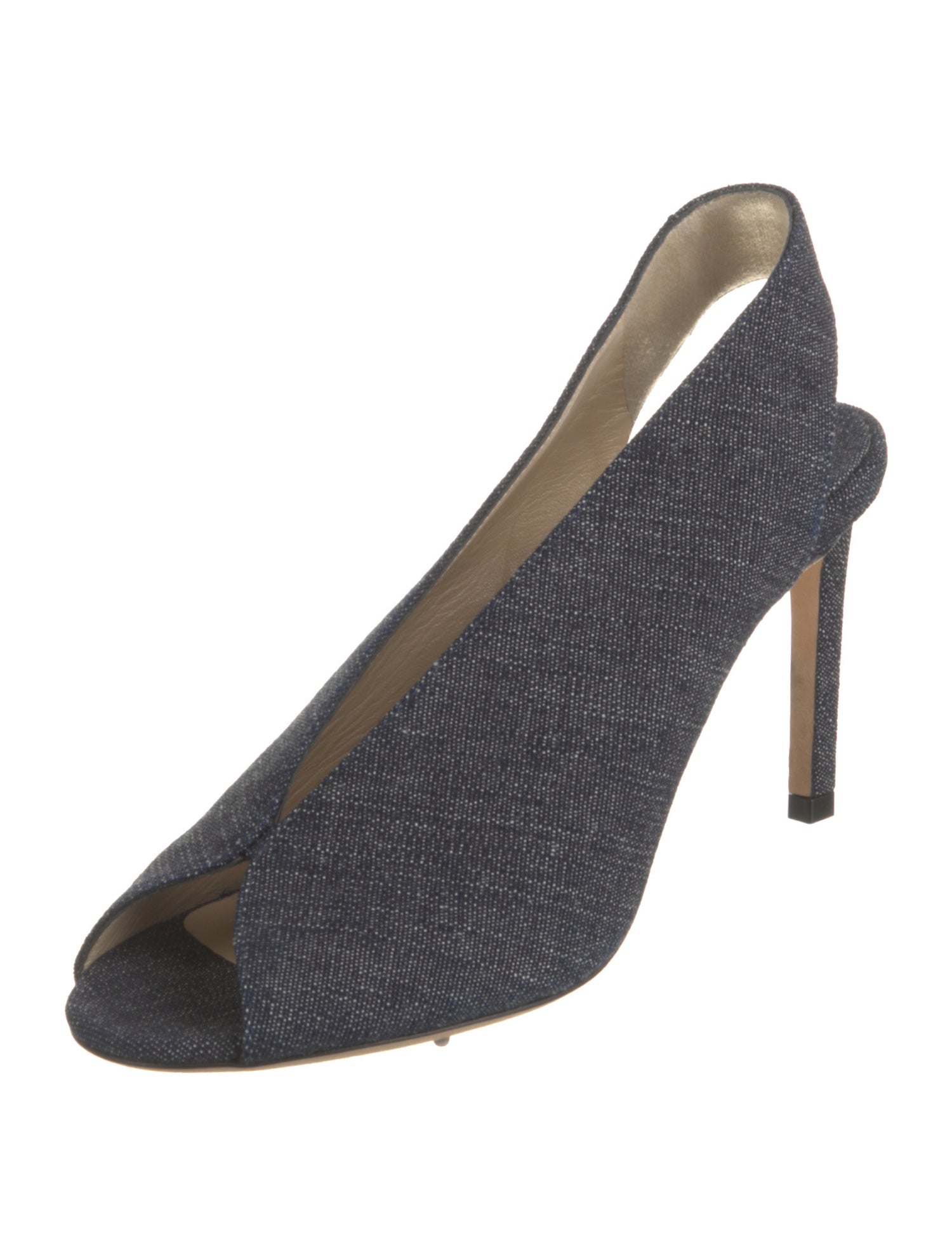 Jimmy Choo Denim Slingback Sandals