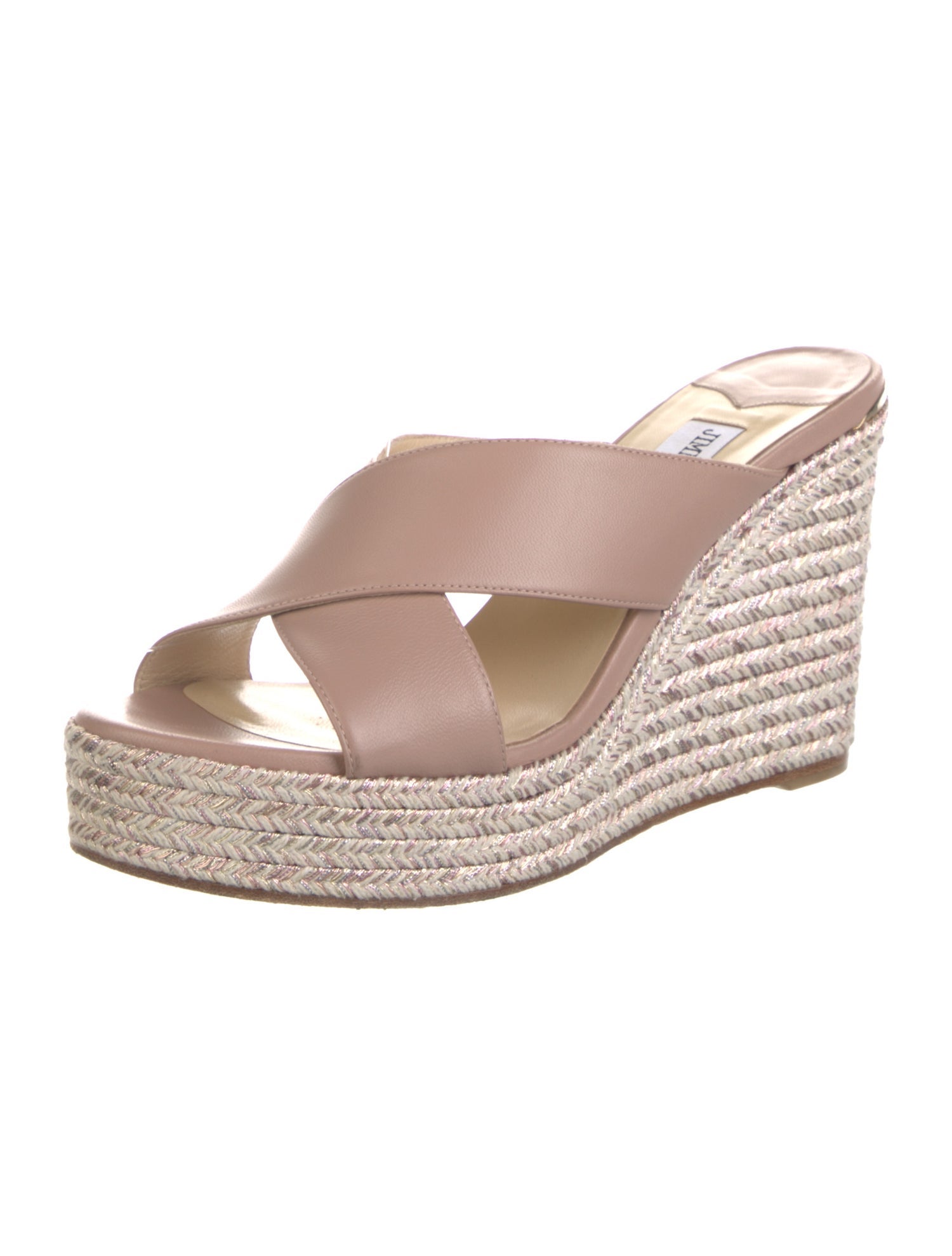 Jimmy Choo Leather Espadrilles