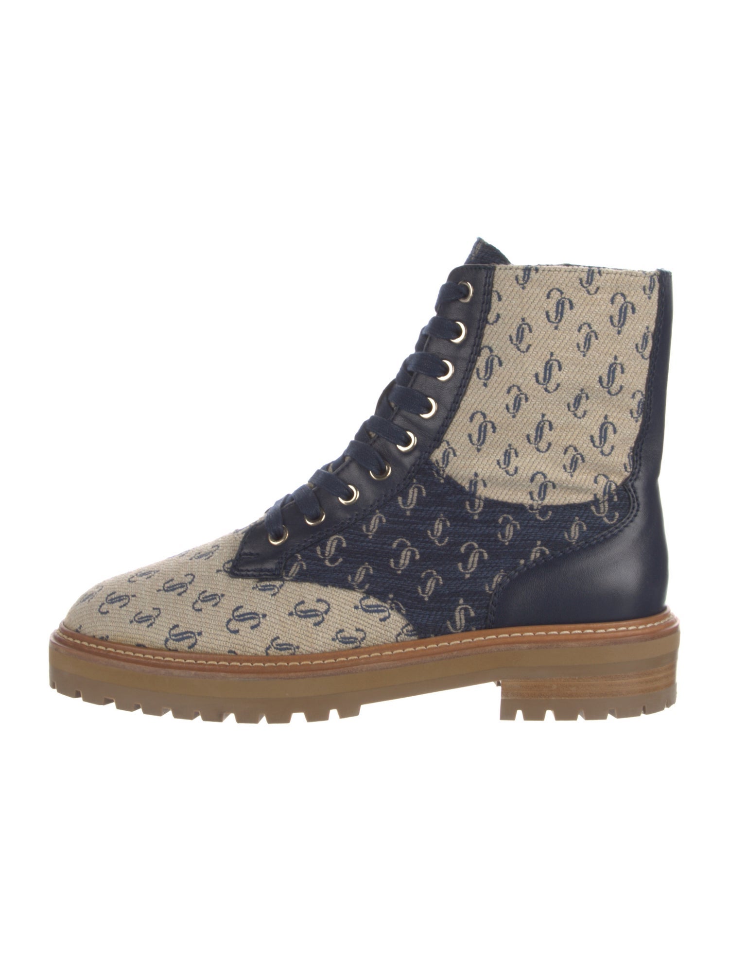 Jimmy Choo Leather Printed Chelsea Boots