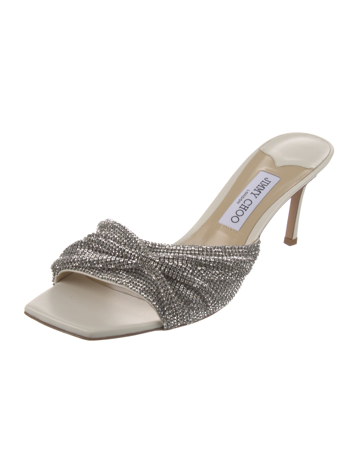 Jimmy Choo Crystal Crystal Embellishments Slides