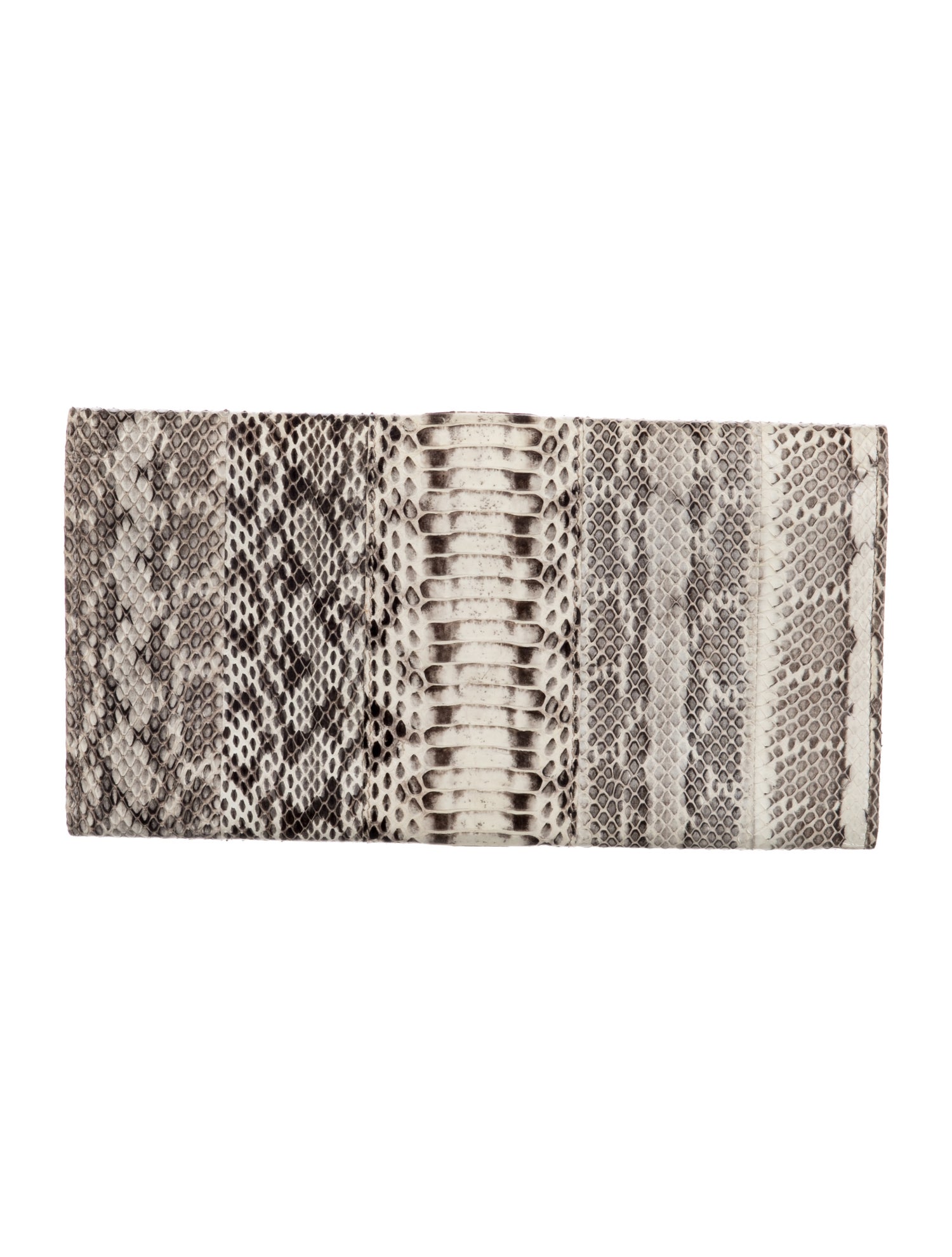 Jimmy Choo Snakeskin Printed Continental Wallet