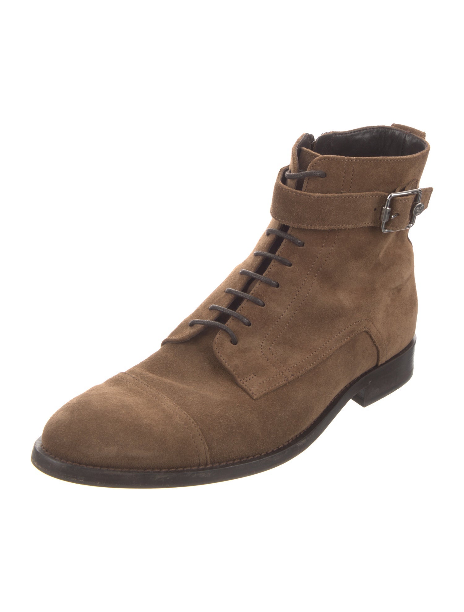 Jimmy Choo Suede Lace-Up Boots
