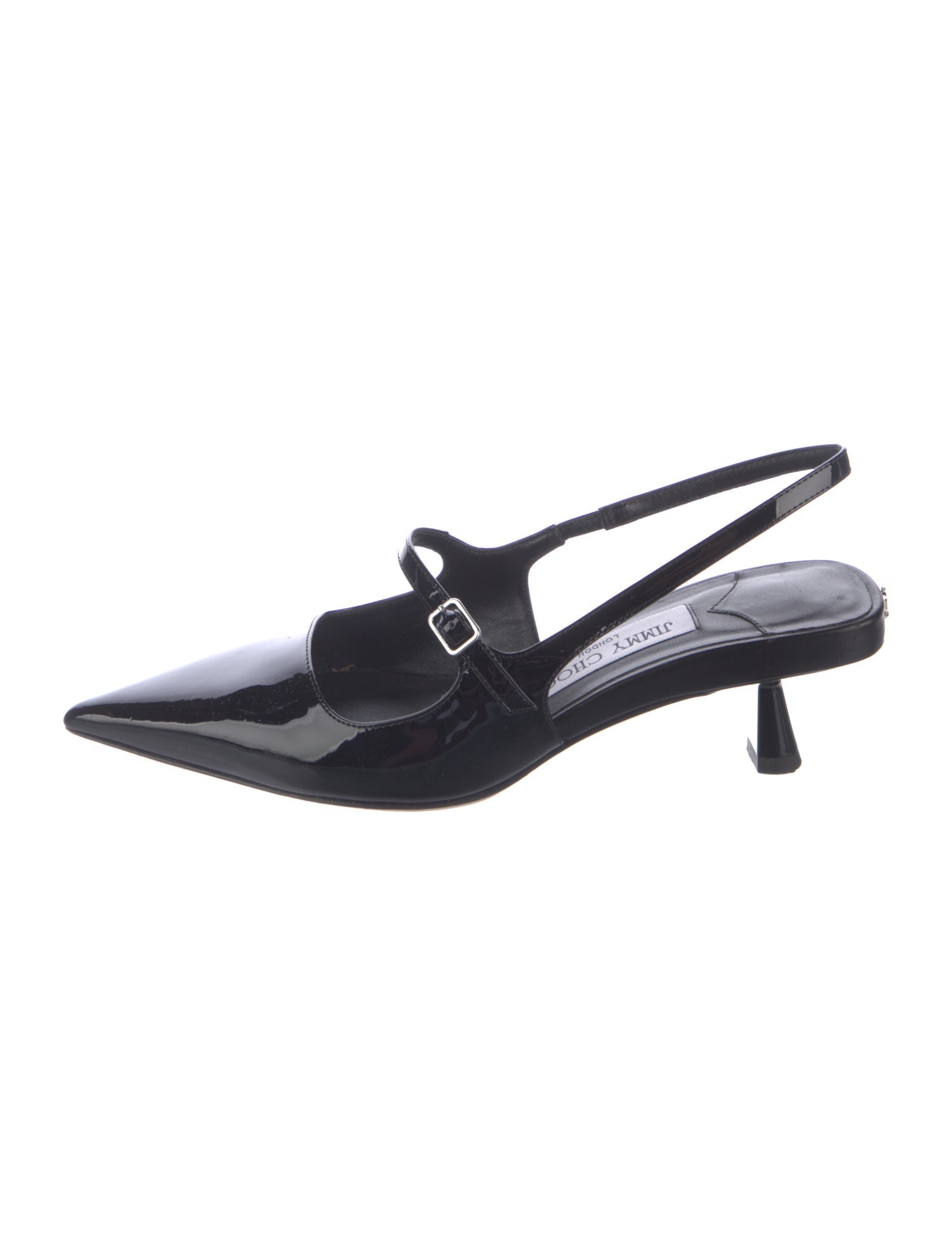 Jimmy Choo Patent Leather Slingback Pumps
