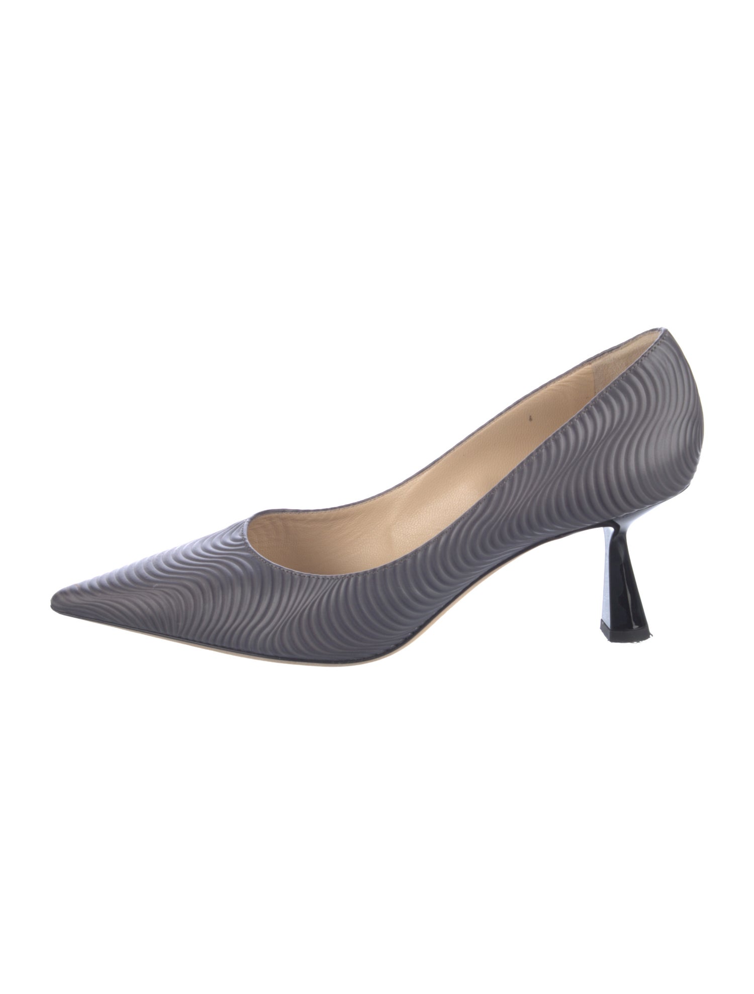Jimmy Choo Embossed Leather Pumps