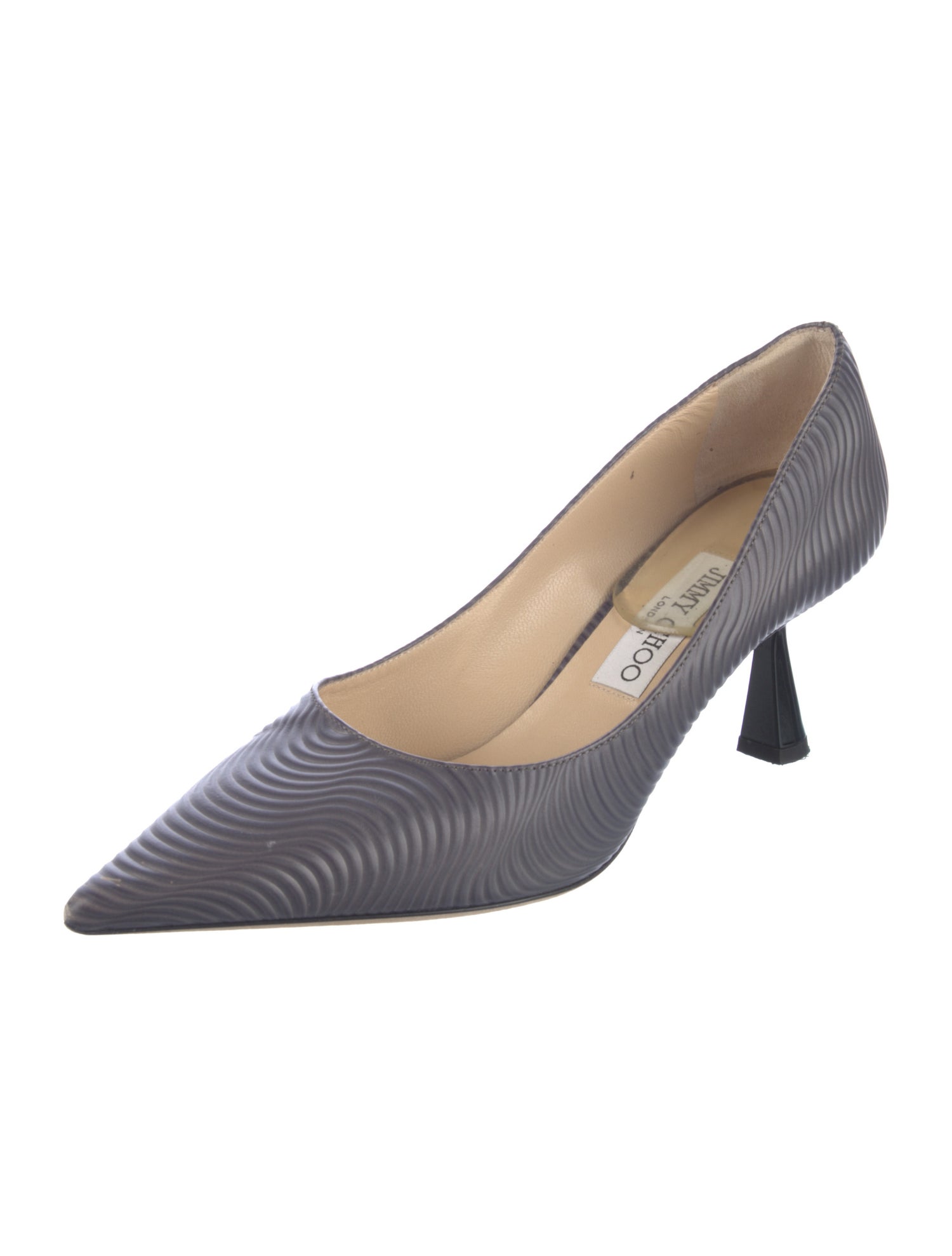 Jimmy Choo Embossed Leather Pumps