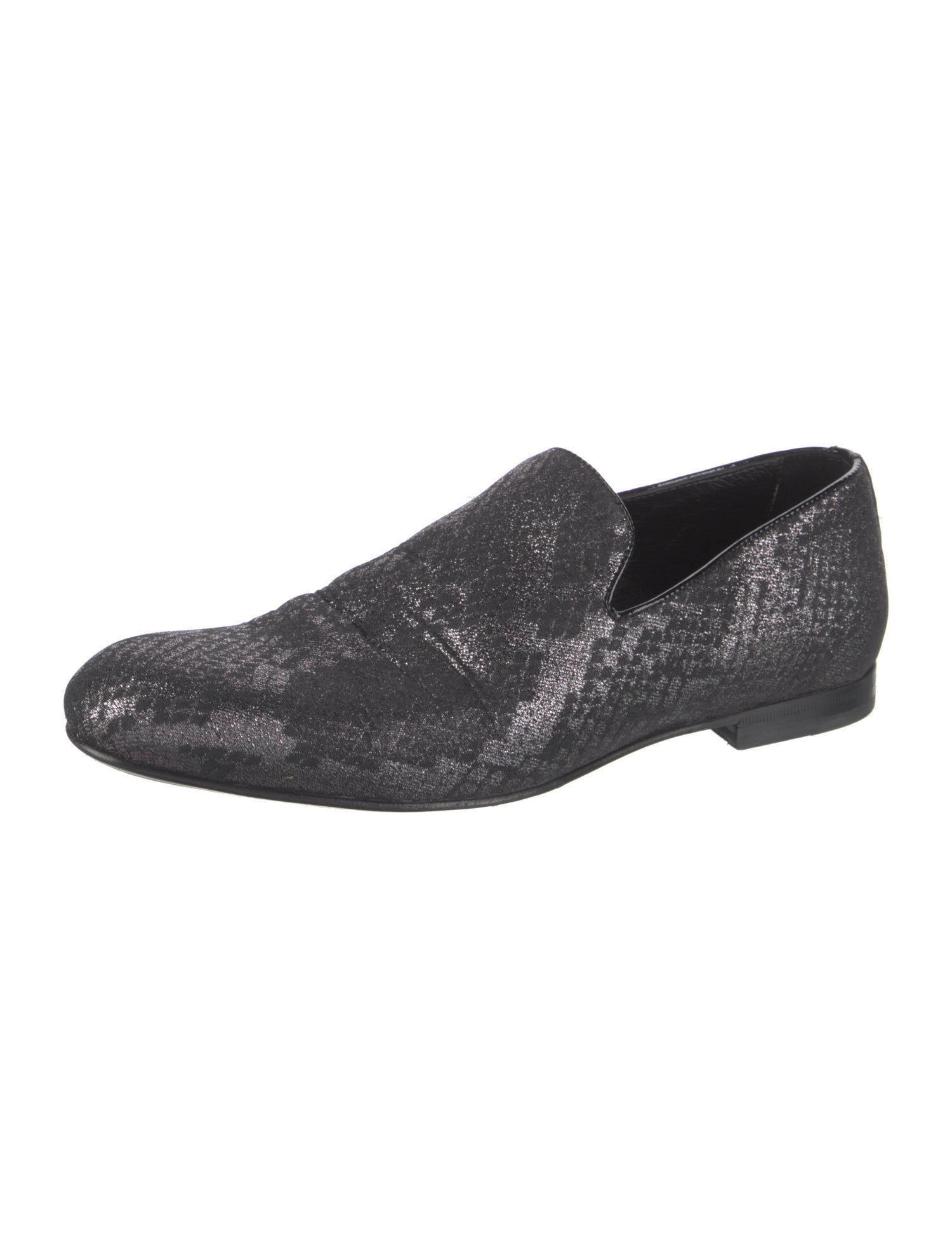 Jimmy Choo Glitter Glitter Accents Loafers