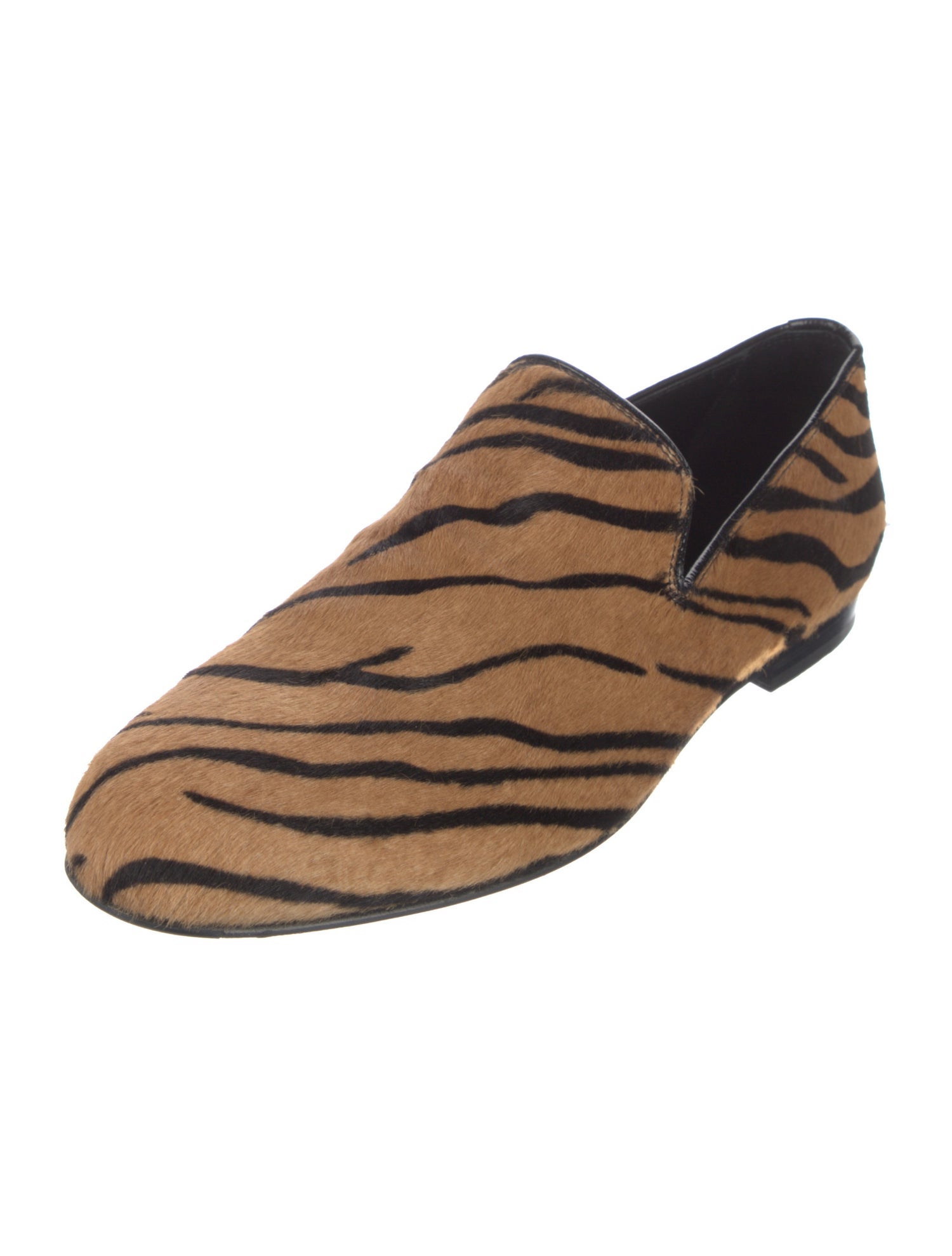 Jimmy Choo Ponyhair Animal Print Loafers