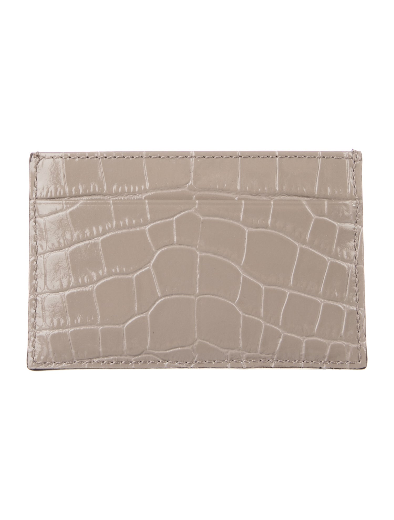 Jimmy Choo Embossed Leather Card Holder