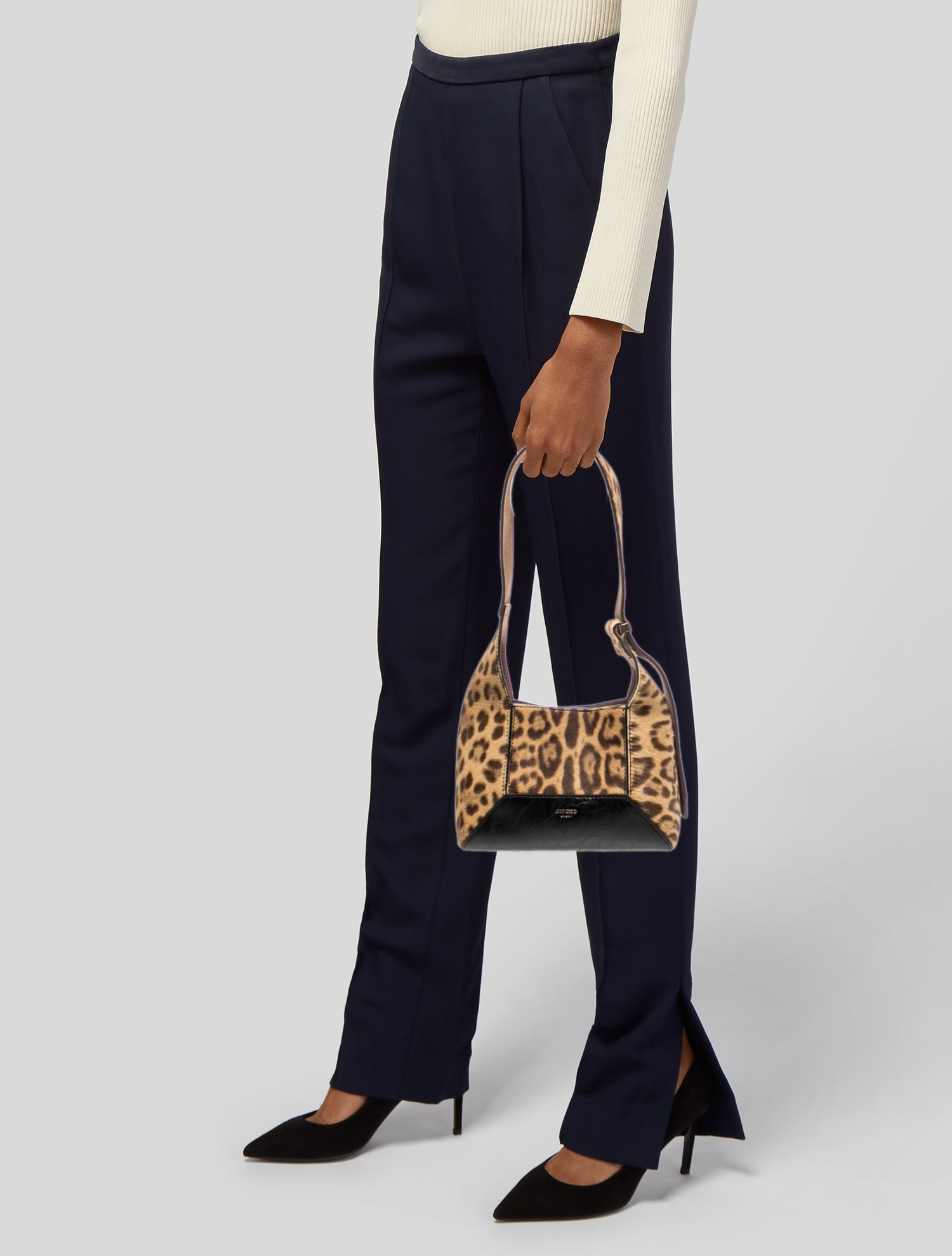 Jimmy Choo Calf Hair Diamond Small