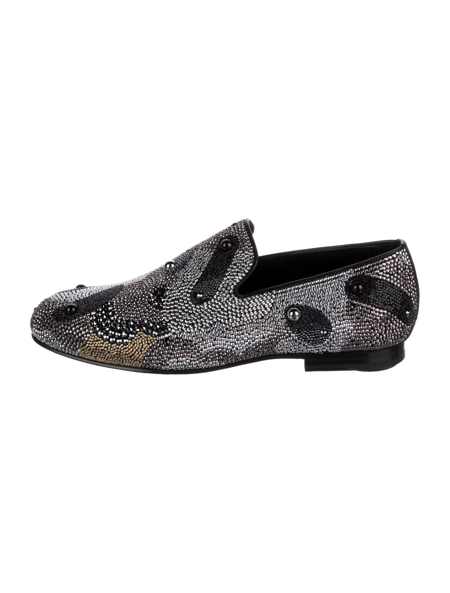 Jimmy Choo Leather Patterned Slippers