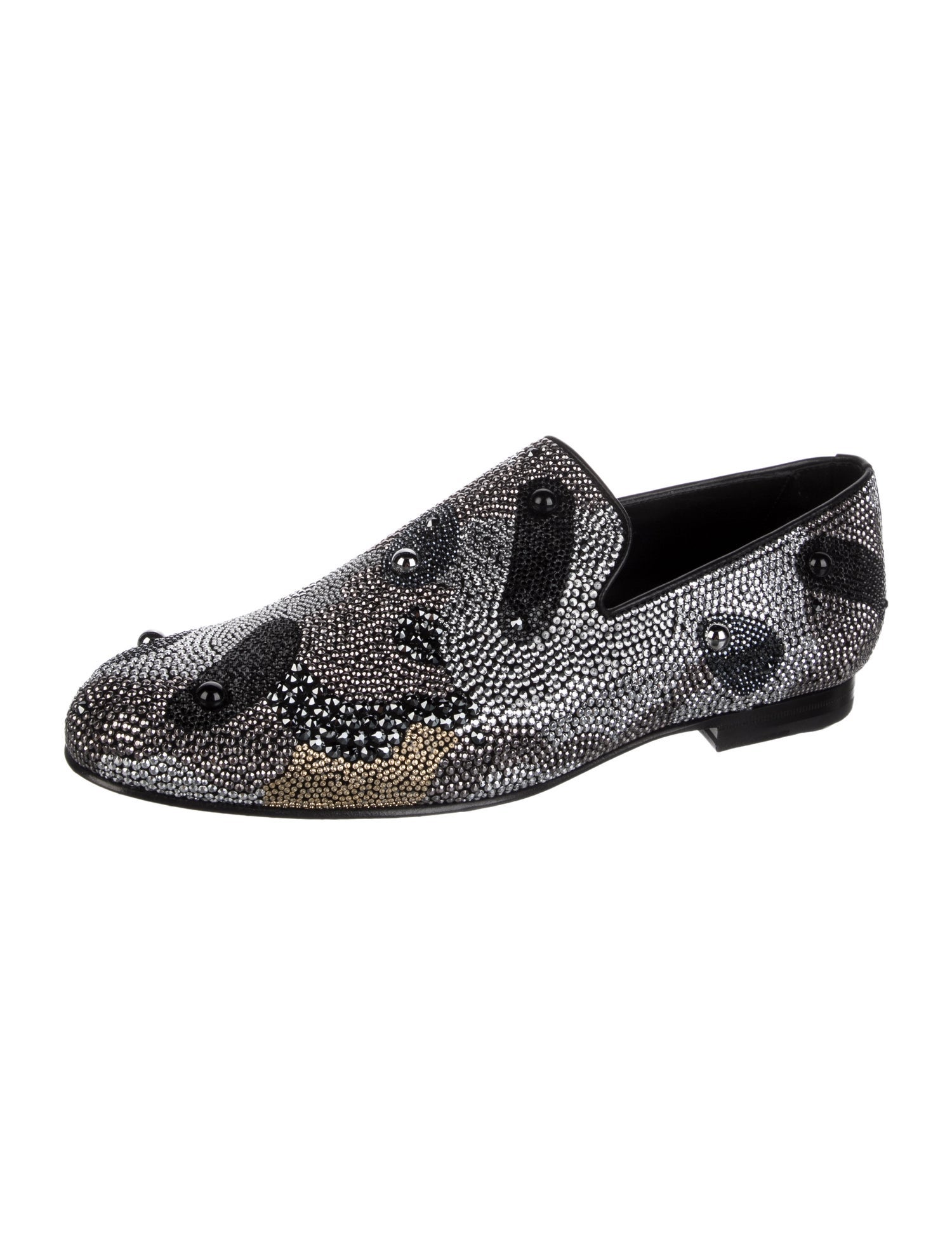 Jimmy Choo Leather Patterned Slippers