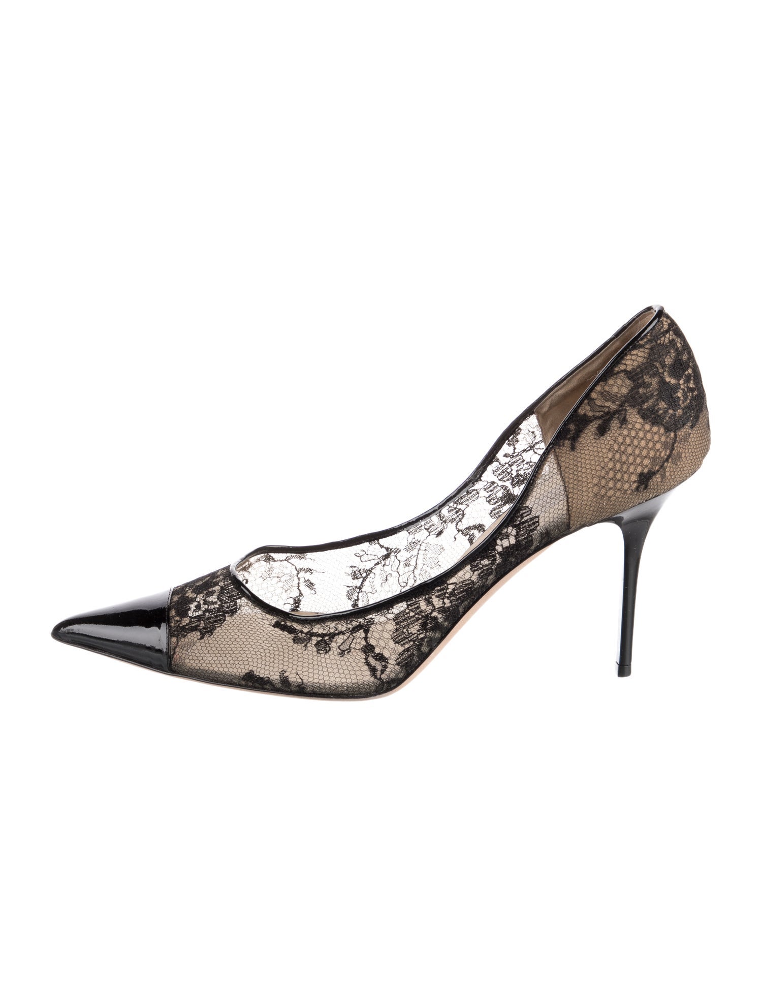 Jimmy Choo Lace Lace Pattern Pumps