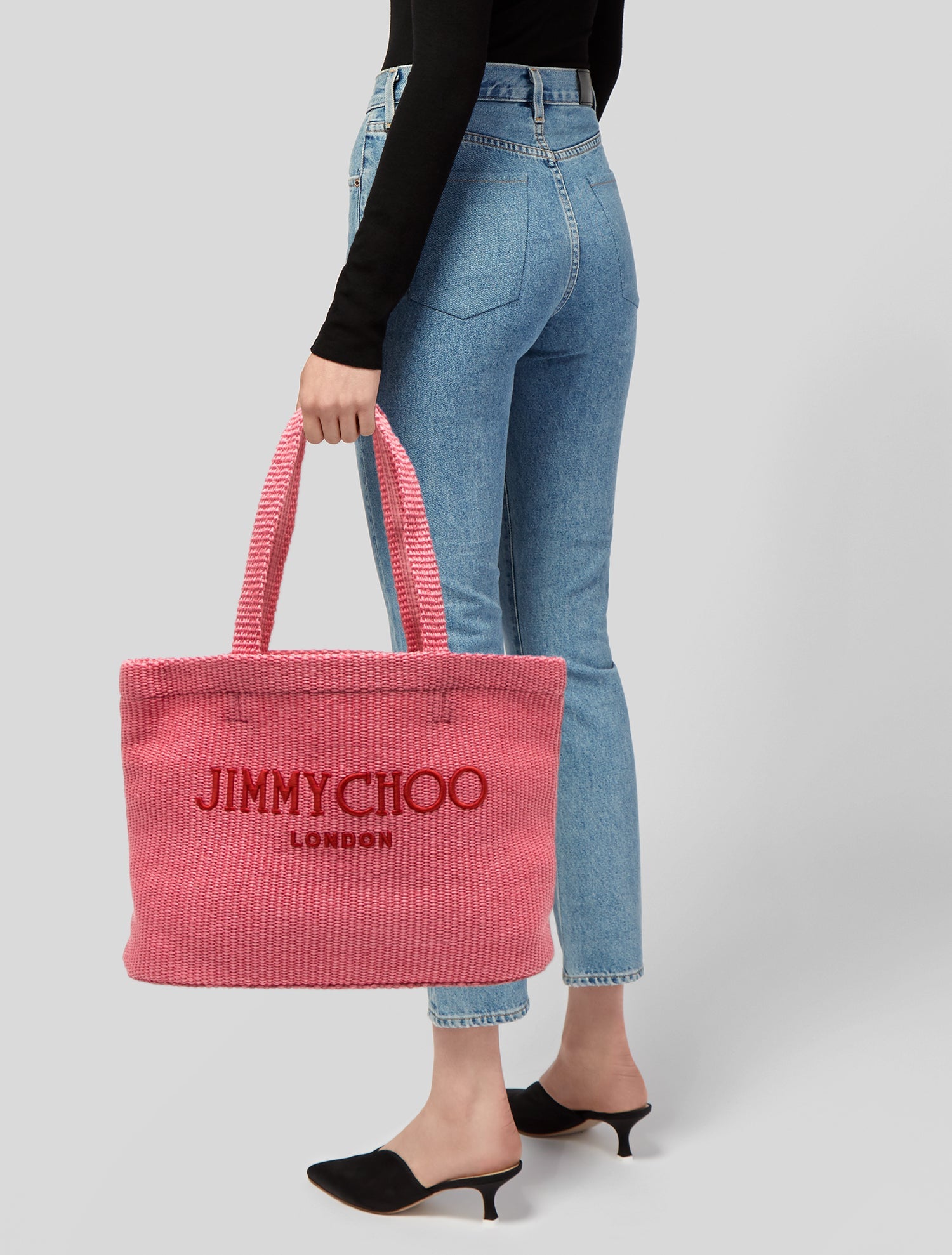 Jimmy Choo Raffia Tote w/ Tags