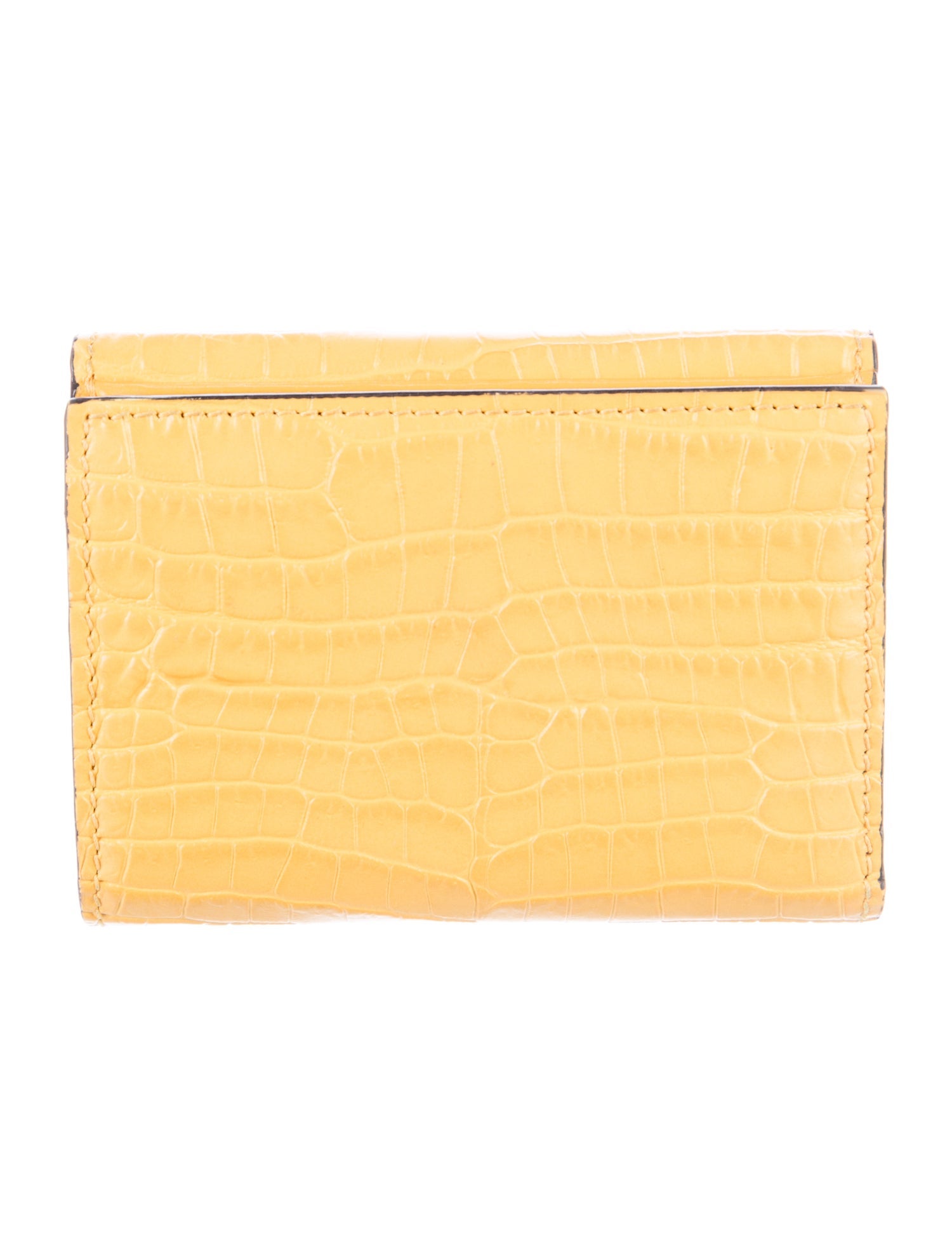 Jimmy Choo Embossed Leather Compact Wallet