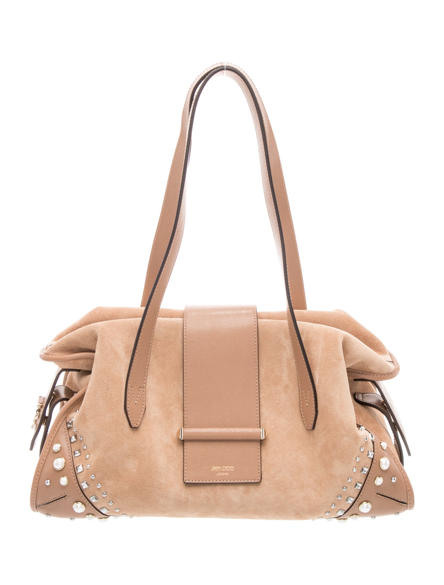 Jimmy Choo Suede Bar Holdall Medium