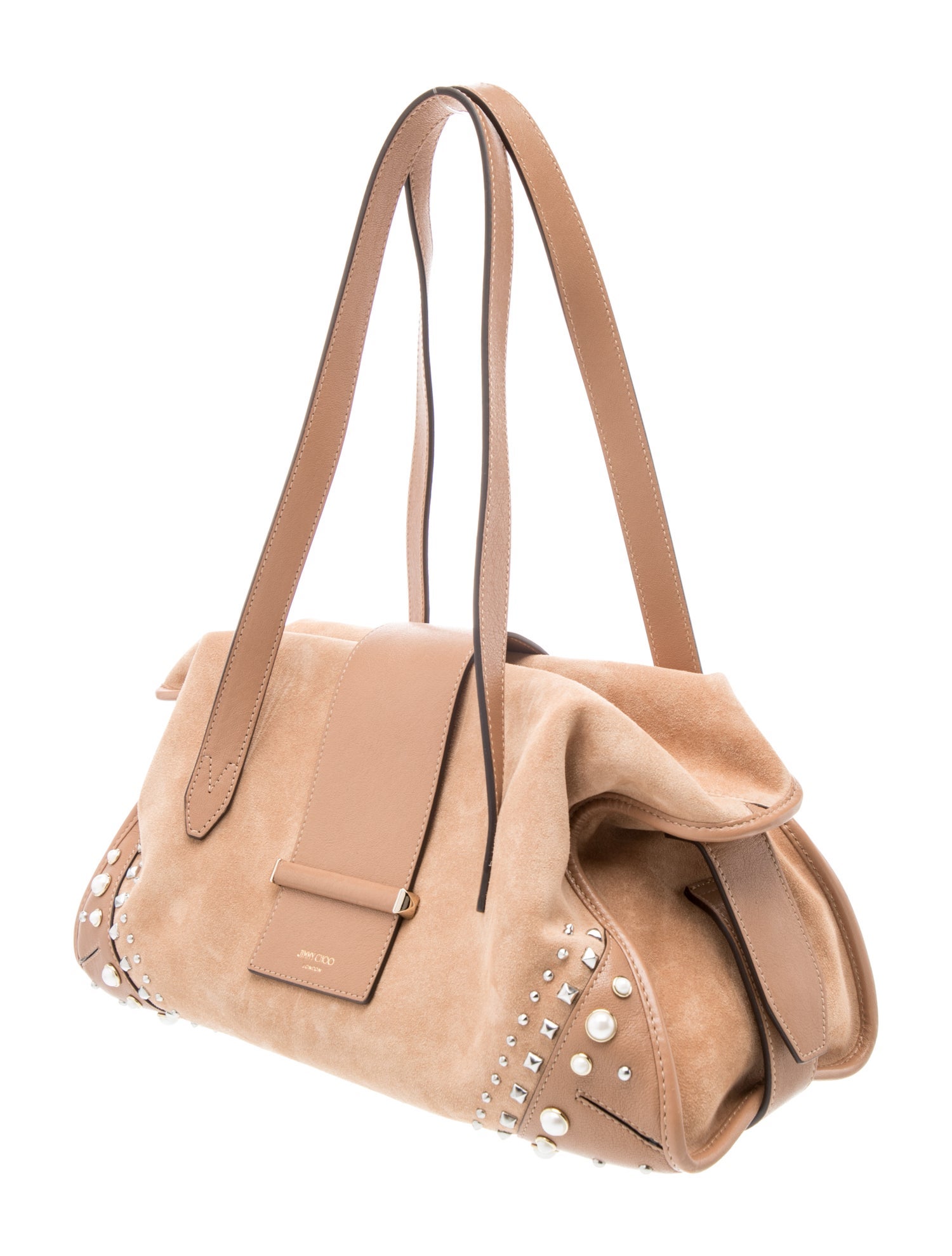 Jimmy Choo Suede Bar Holdall Medium