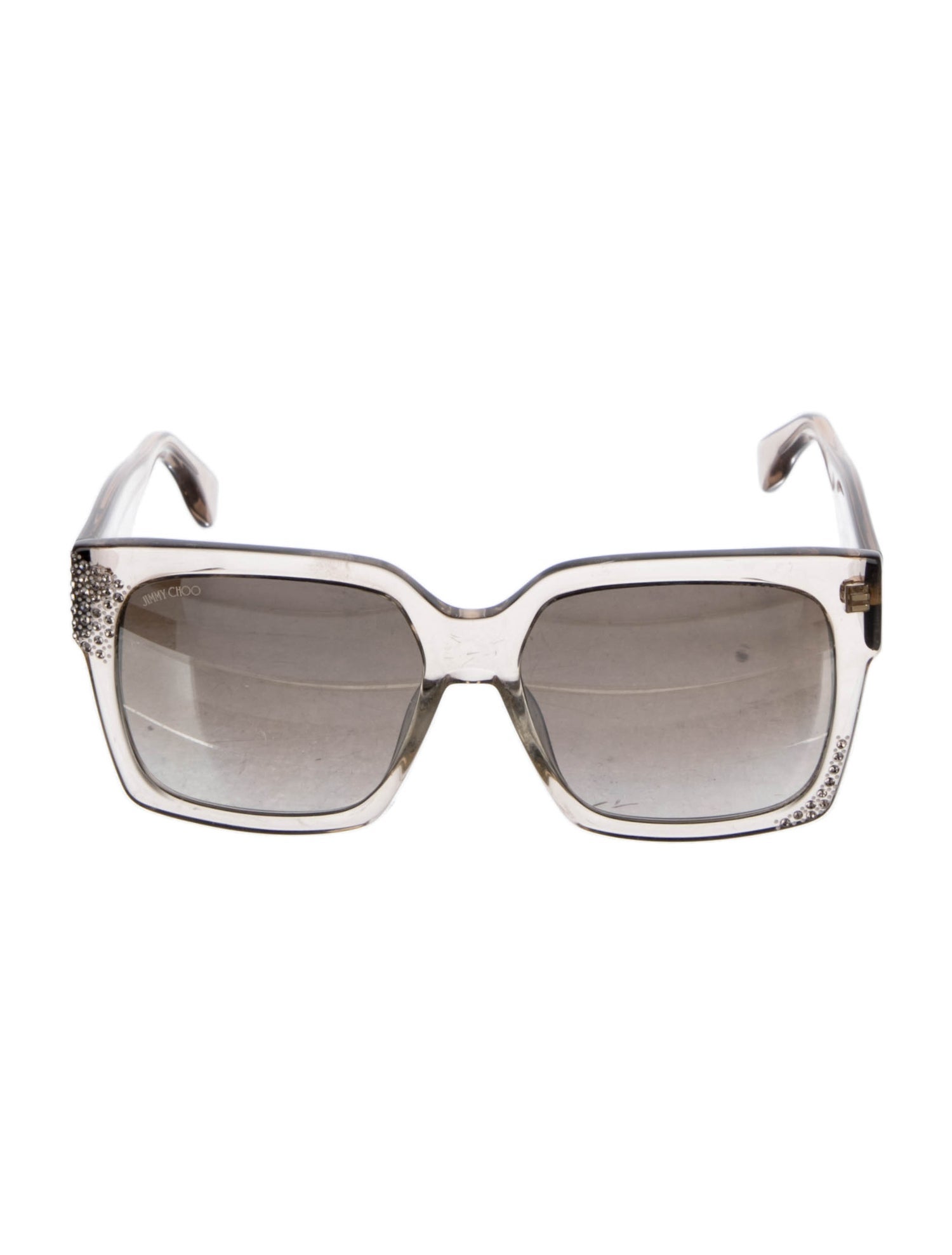 Jimmy Choo Square Mirrored Sunglasses